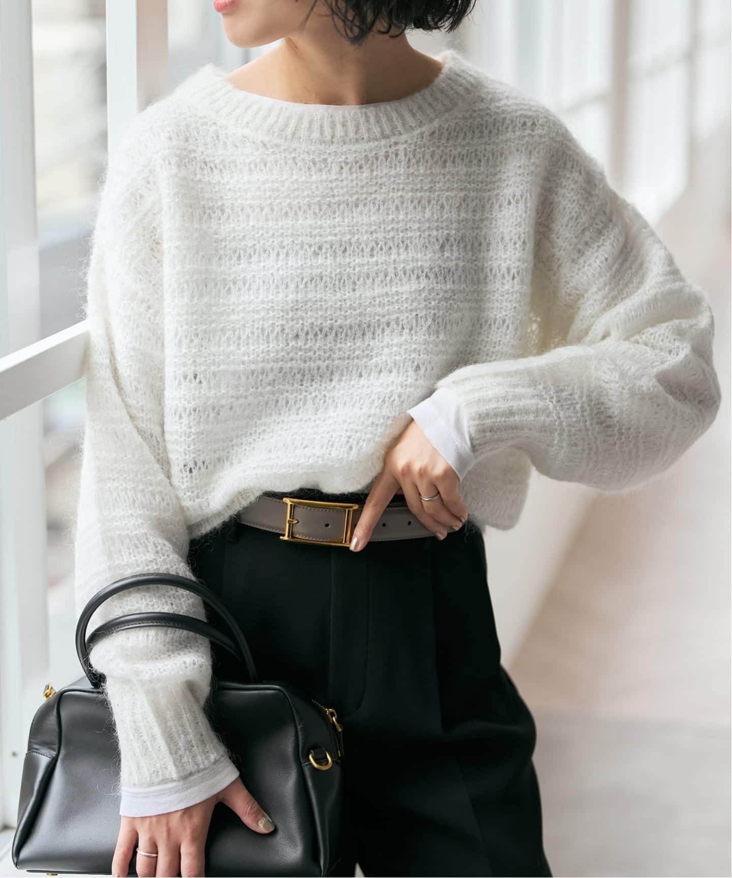 ラメシャギーニットプルオーバー（ニット／セーター）｜Spick and Span