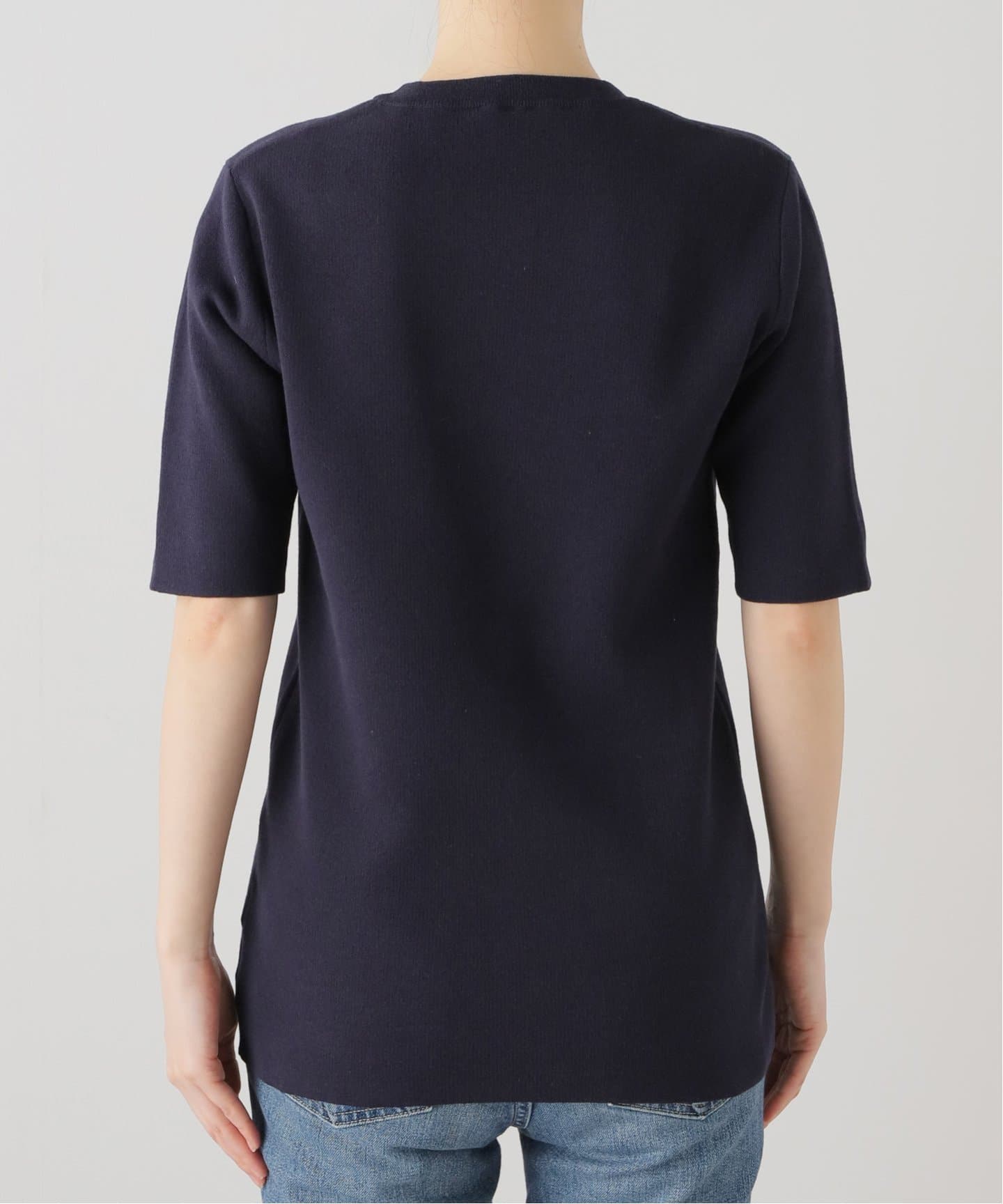 Spick & Span　コットンスムースコンパクトTシャツ 追加》手洗い可 / コットンスムースコンパクトTシャツ（ニット