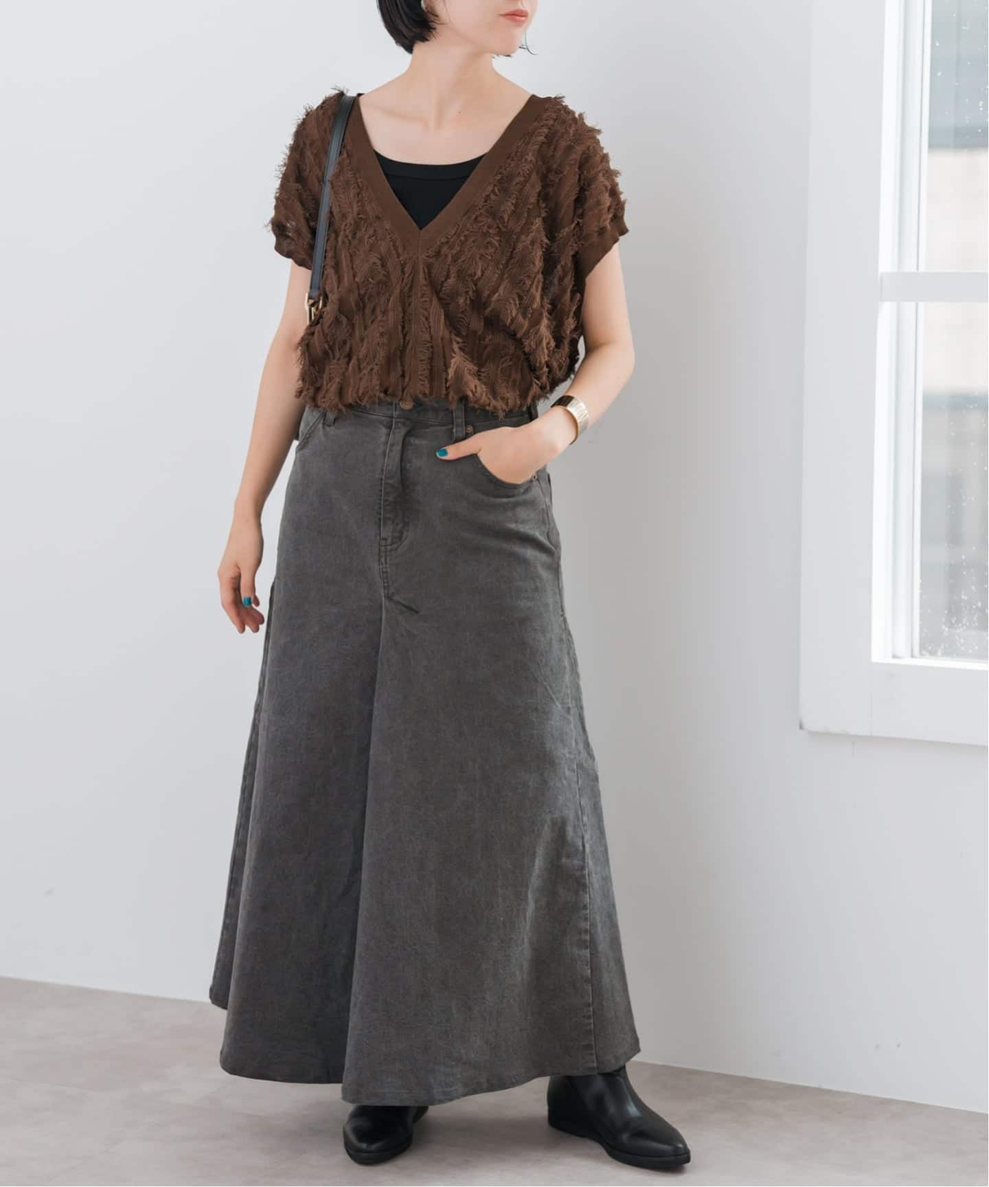 Spick and Span フリンジニットベスト Spick & Span（スピックアンドスパン）の「フリンジニットベスト