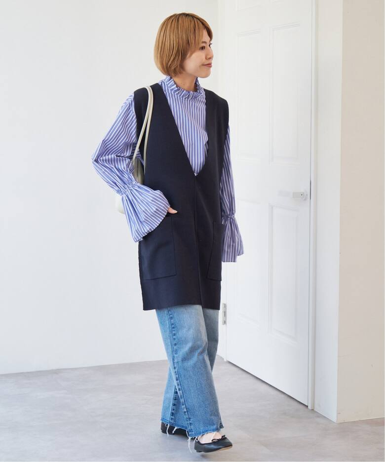 WEB限定》C/Rニットベスト（ベスト）｜Spick and Span（スピック  