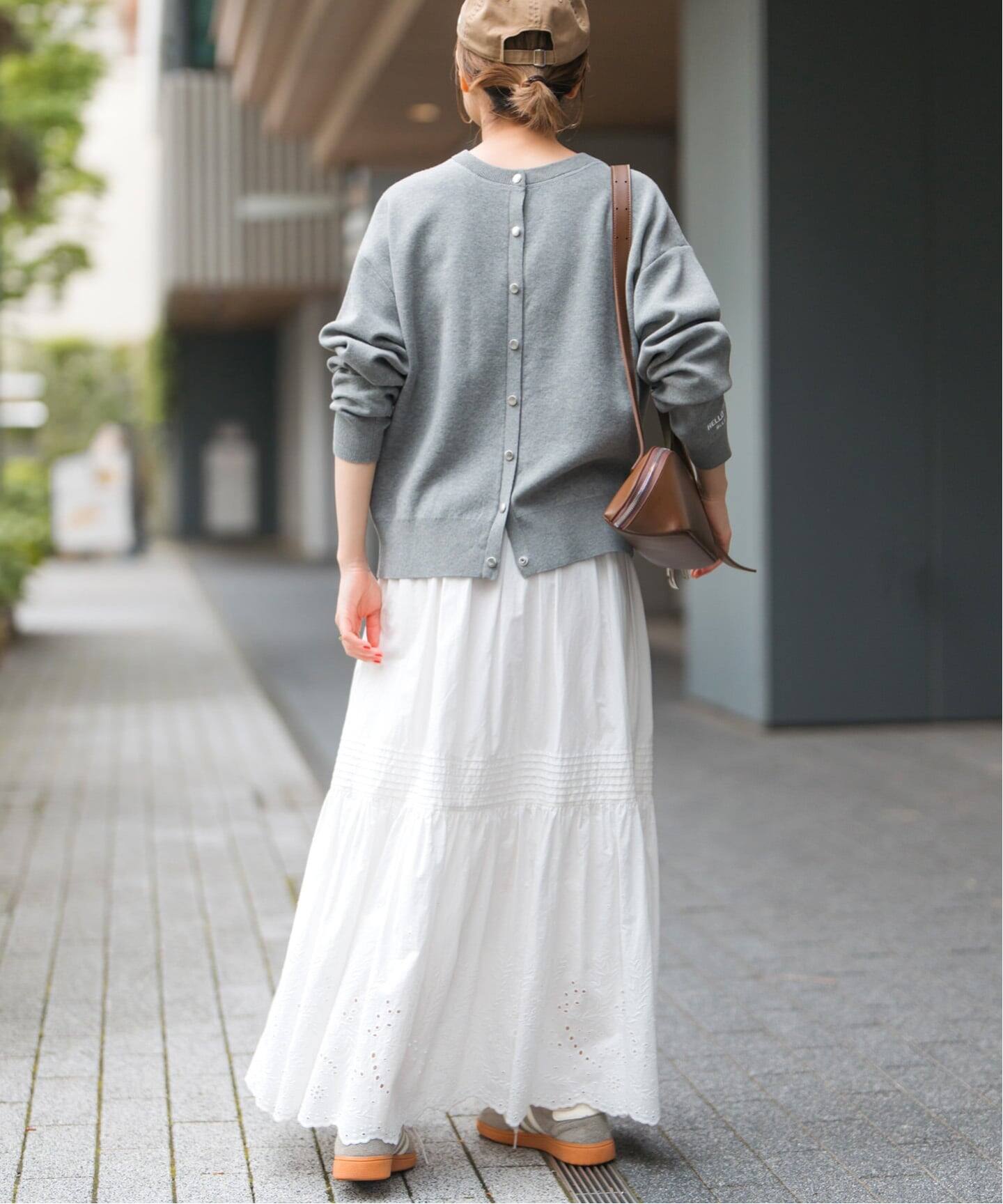 WEB限定》2WAYスナップボタンロゴニット（カーディガン）｜Spick and