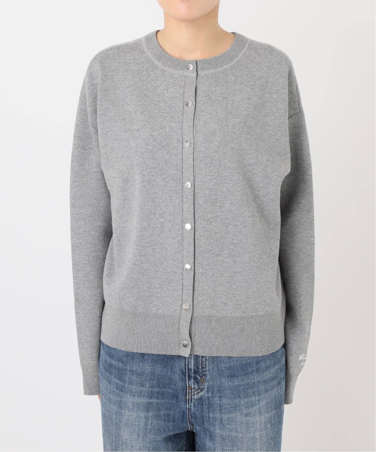 WEB限定》2WAYスナップボタンロゴニット（カーディガン）｜Spick and