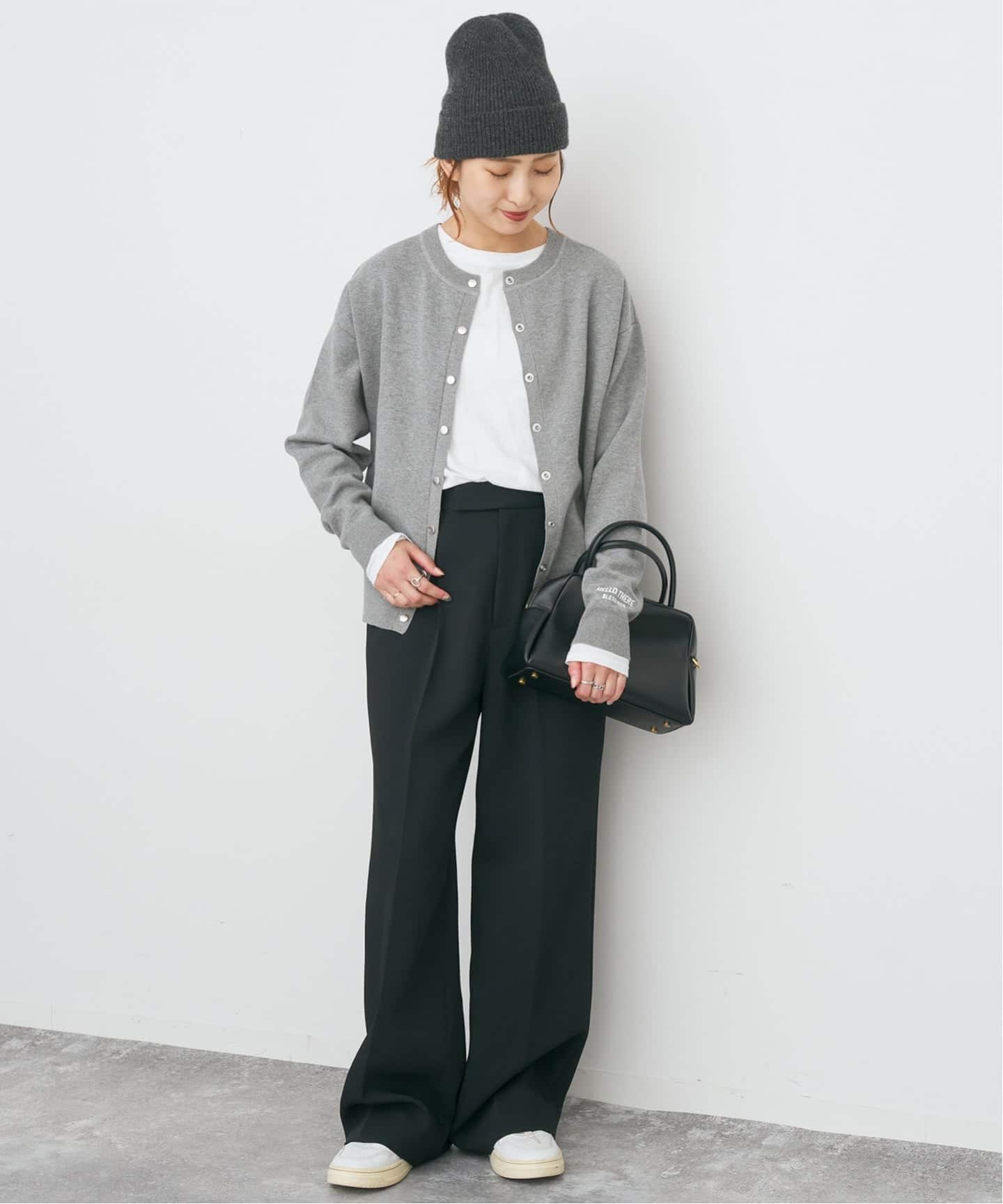 WEB限定 / 追加予約》2WAYスナップボタンロゴニット（カーディガン