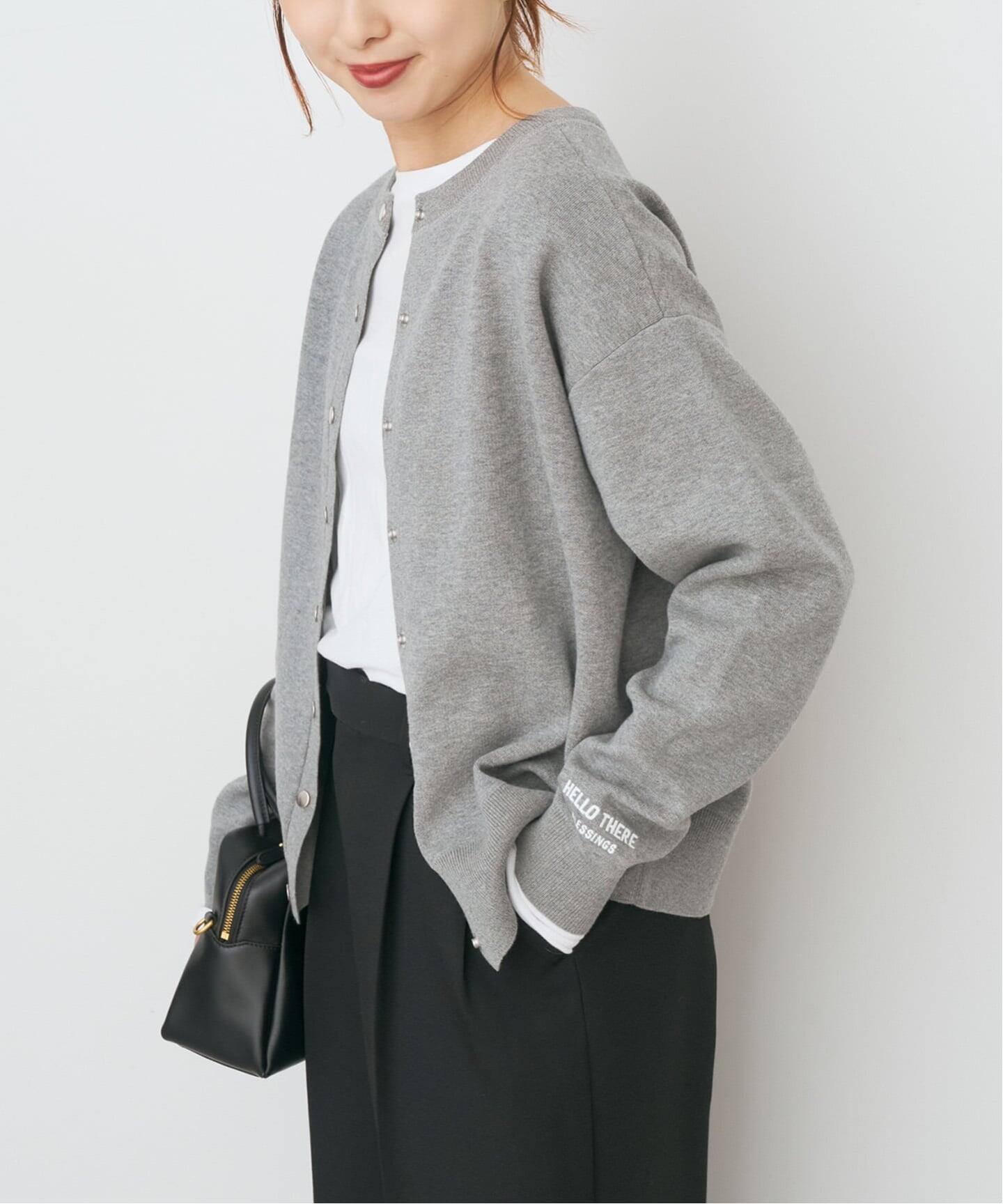 WEB限定 / 追加予約》2WAYスナップボタンロゴニット（カーディガン