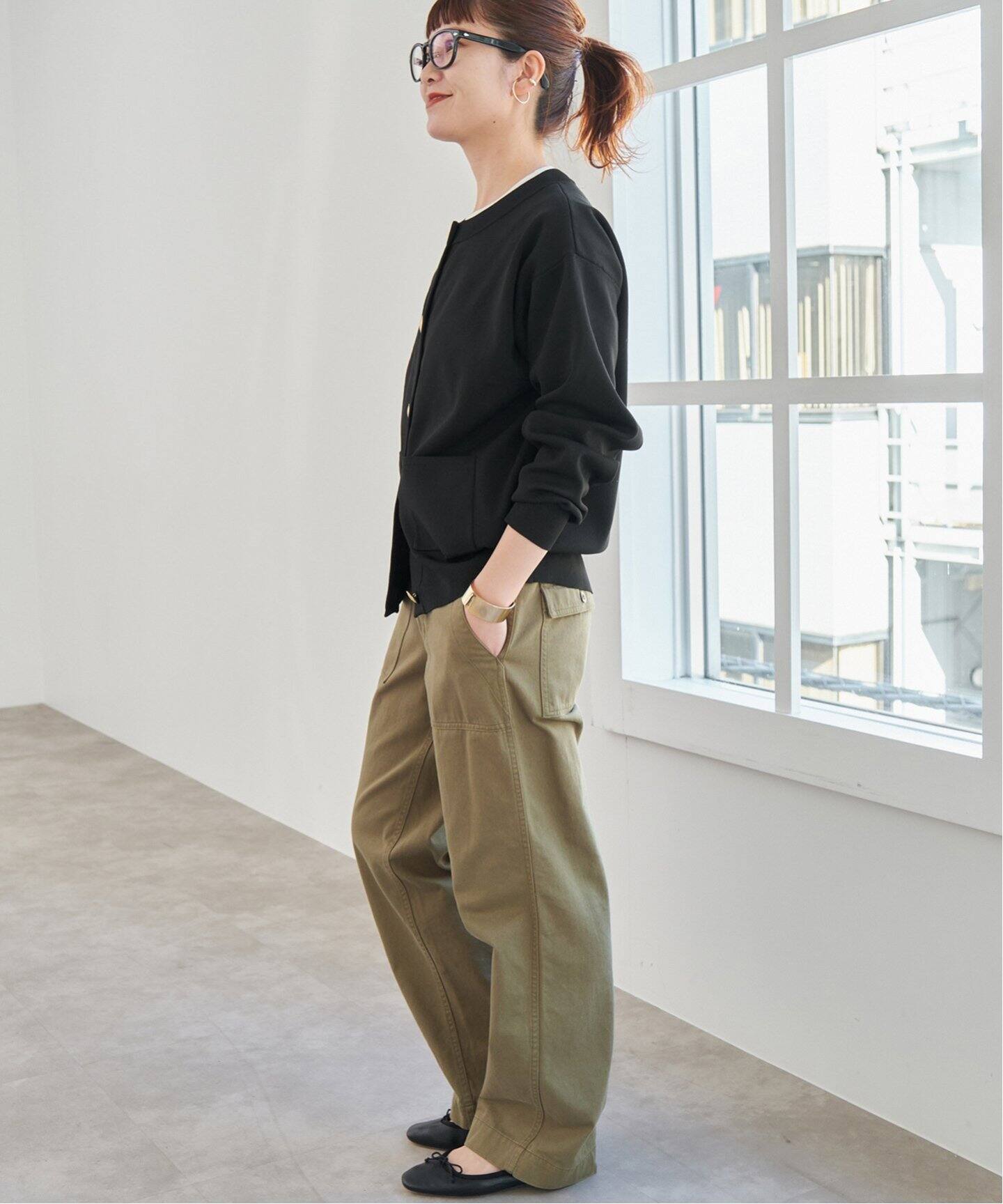 WEB限定追加3予約》ウォッシャブクルーネックカーディガン  