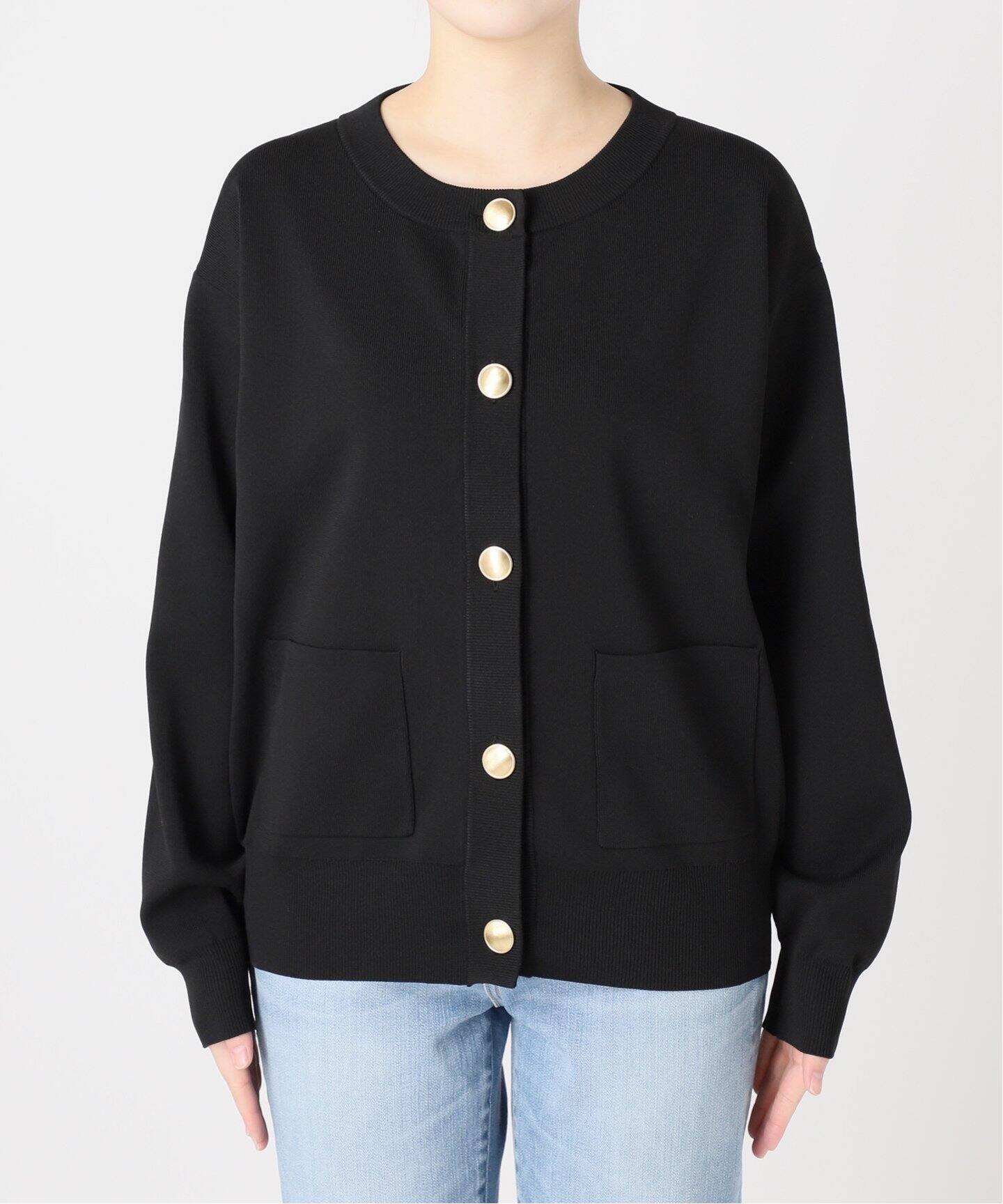 WEB限定追加3》ウォッシャブクルーネックカーディガン（カーディガン  