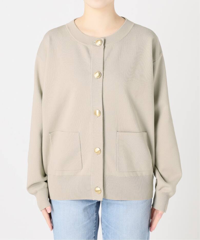 WEB限定追加3》ウォッシャブクルーネックカーディガン（カーディガン  