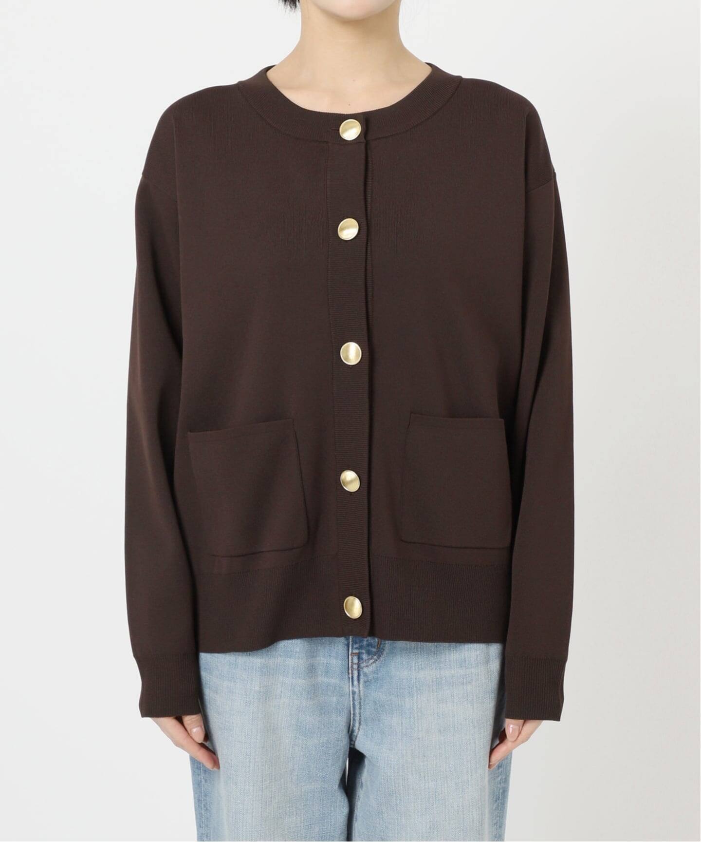 WEB限定 / 追加》ウォッシャブルクルーネックカーディガン