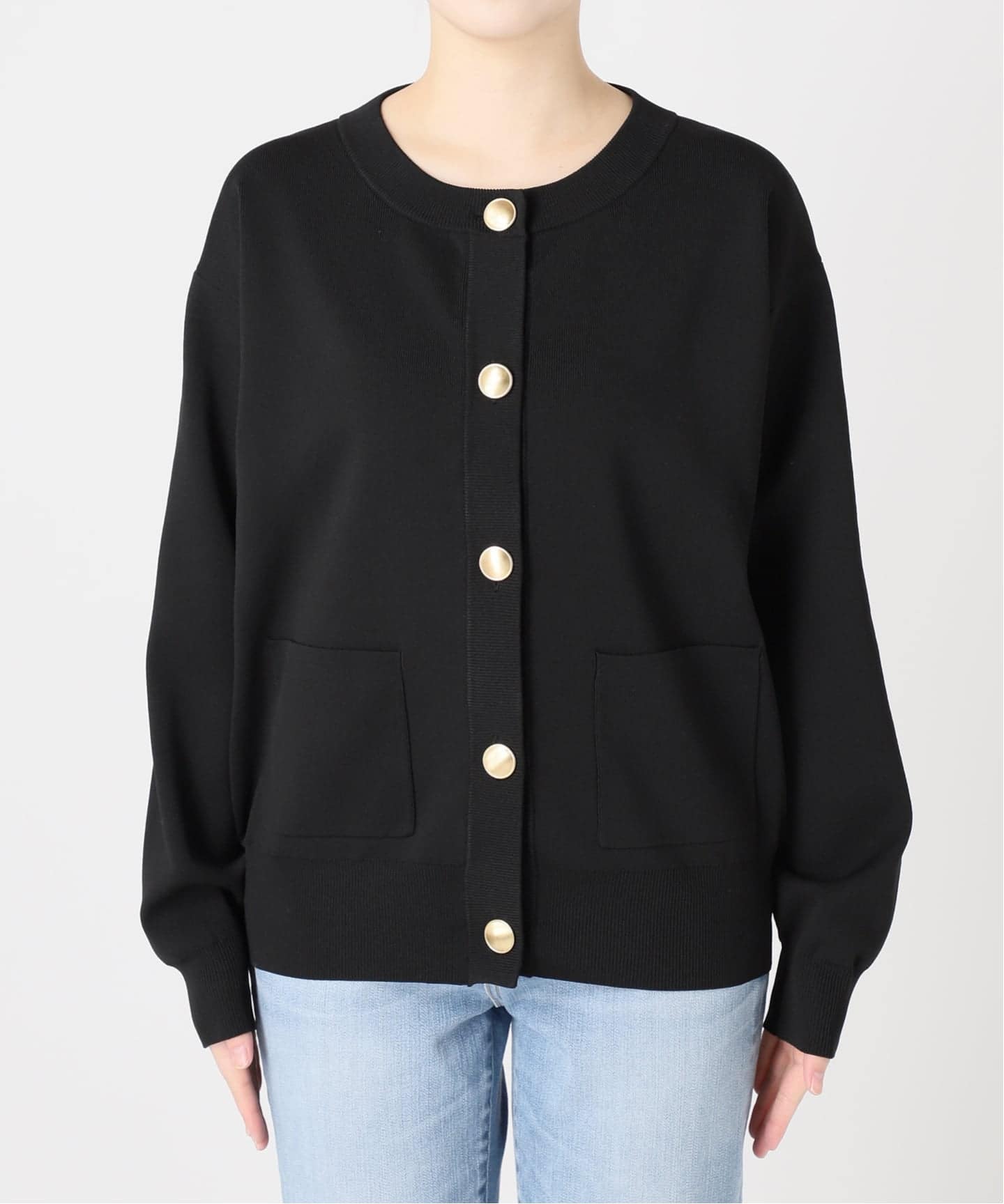 ウォッシャブルクルーネックカーディガン Spick & Span｜《WEB限定追加》ウォッシャブルクルーネック