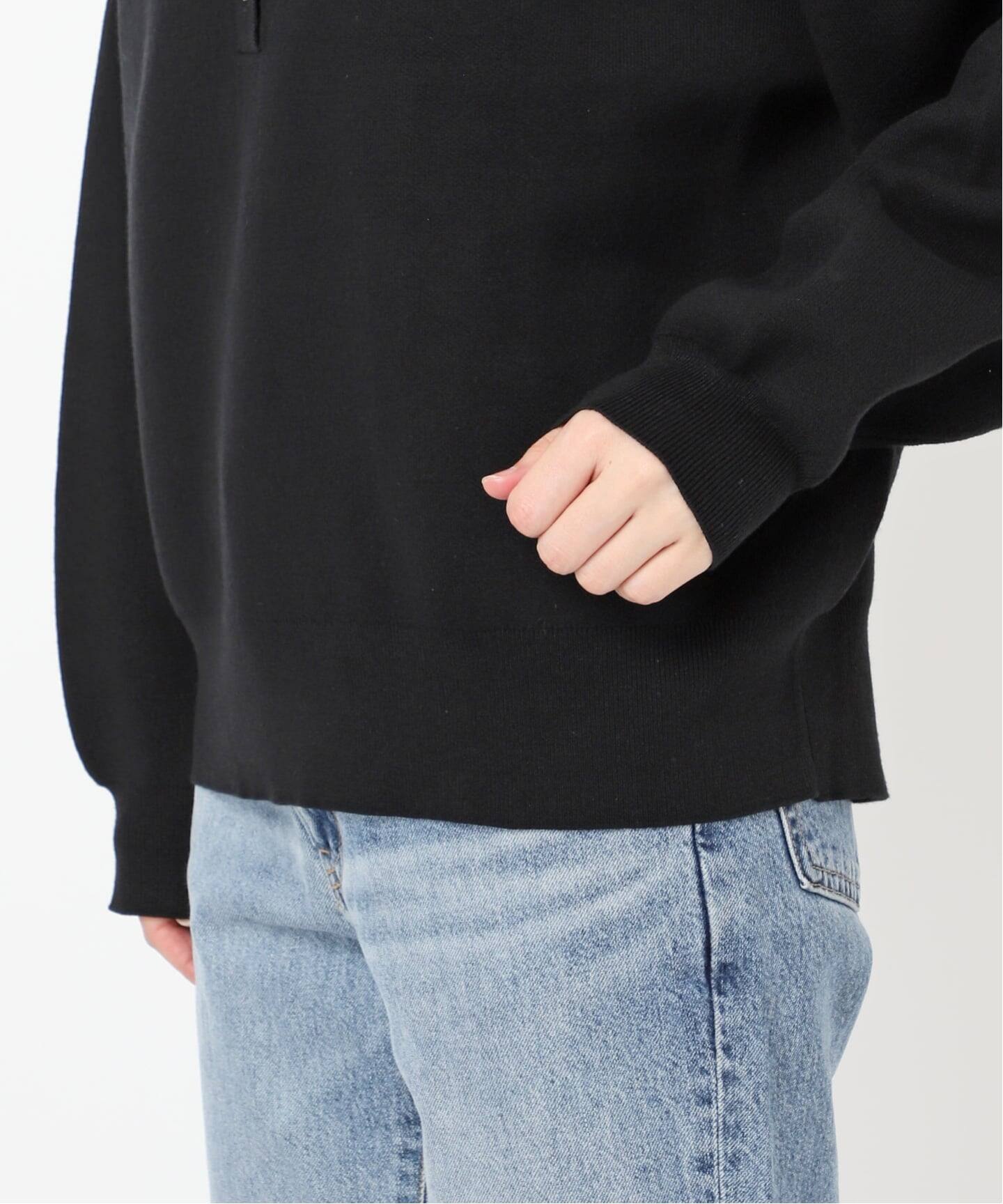 WEB限定》メタルボタンヘンリーネックニット（ニット／セーター