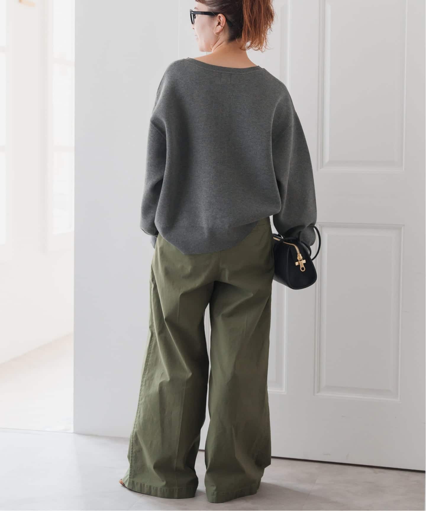 WEB限定カラー有り / 追加3予約》メタルボタンヘンリーネックニット