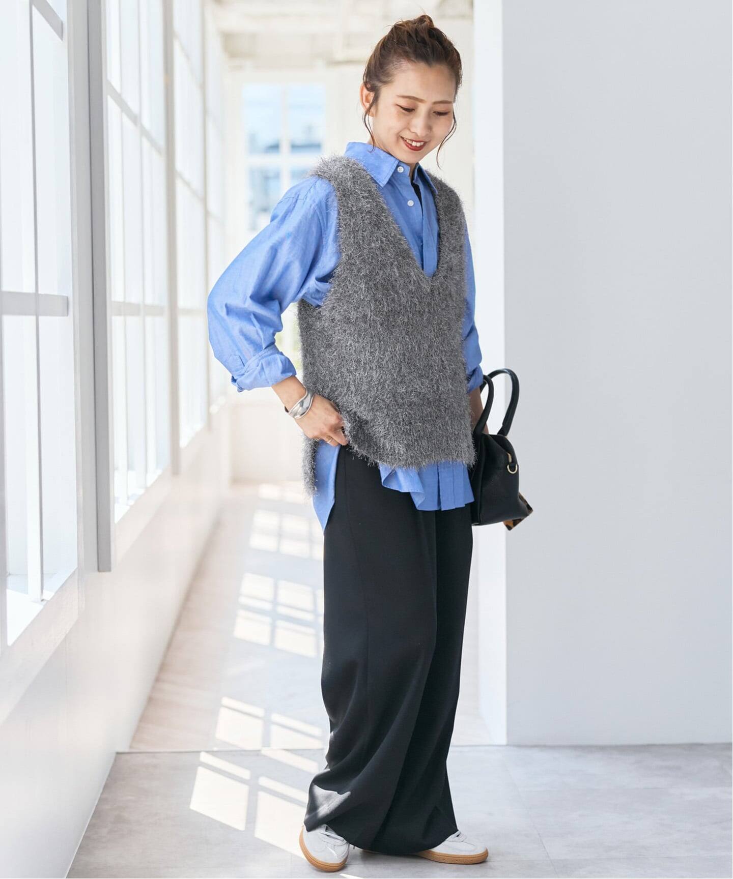 今季完売◎スピックアンドスパン／シャギーベスト シャギーベスト（ベスト）｜Spick and Span（スピック＆スパン）の通販