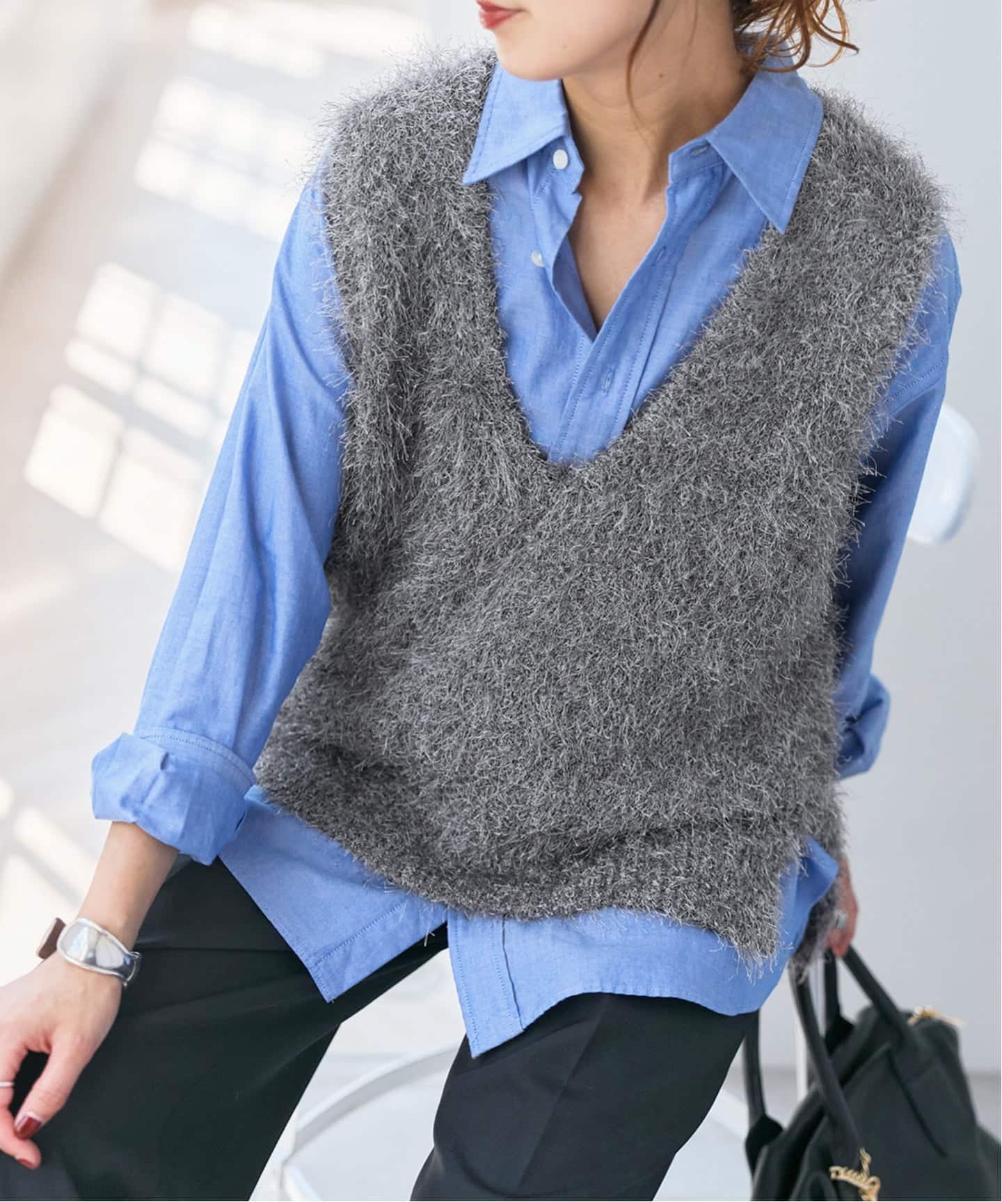 シャギーベスト（ベスト）｜Spick and Span（スピック＆スパン）の通販