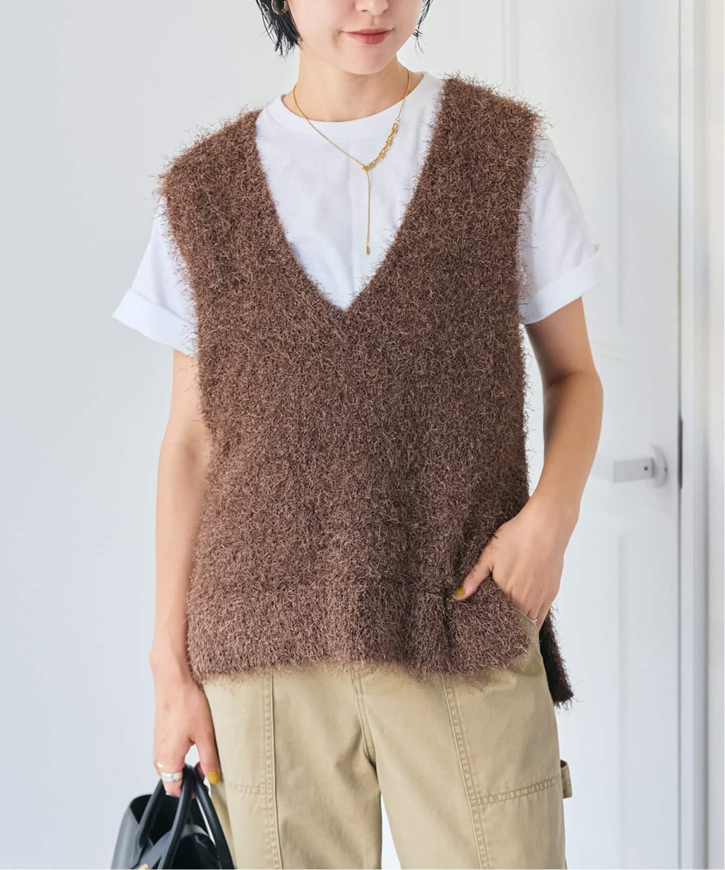 シャギーベスト（ベスト）｜Spick and Span（スピック＆スパン）の通販