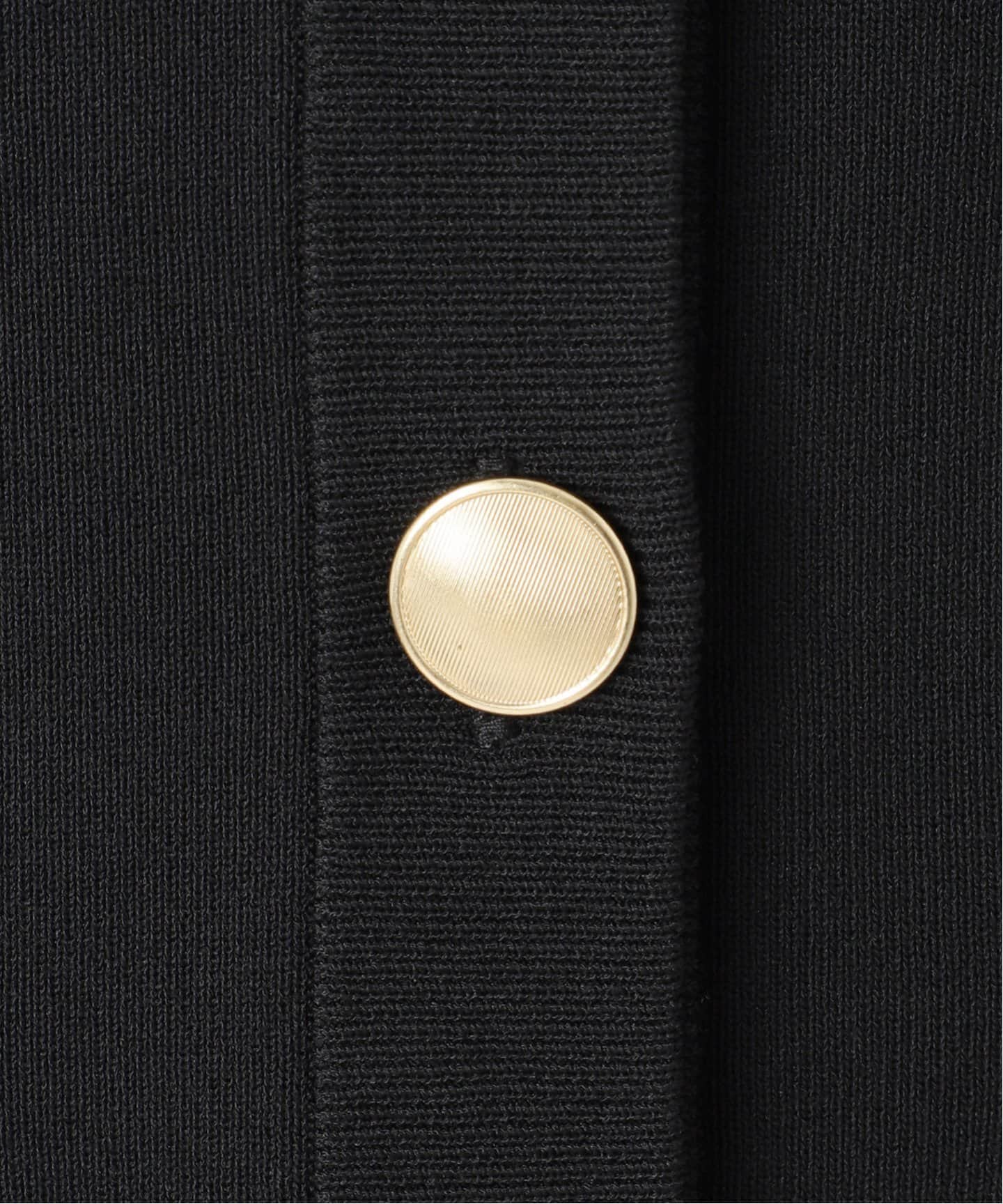 spick&spanのVネックノースリべスト　黒 Spick & Span｜《WEB限定追加》ウォッシャブルVネックニット