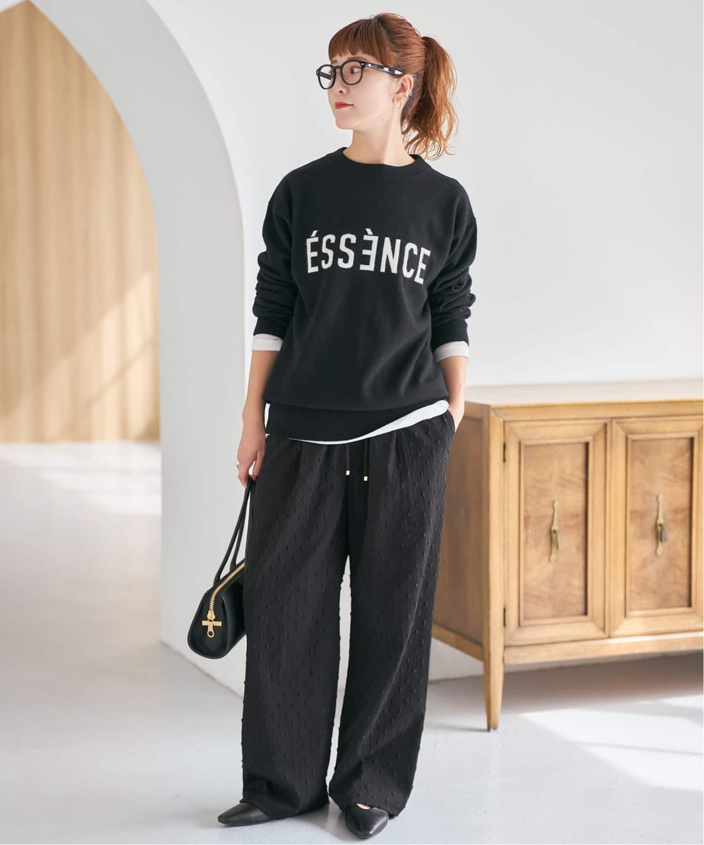 WEB限定 / 追加》ESSENCEロゴニット（ニット／セーター）｜Spick and