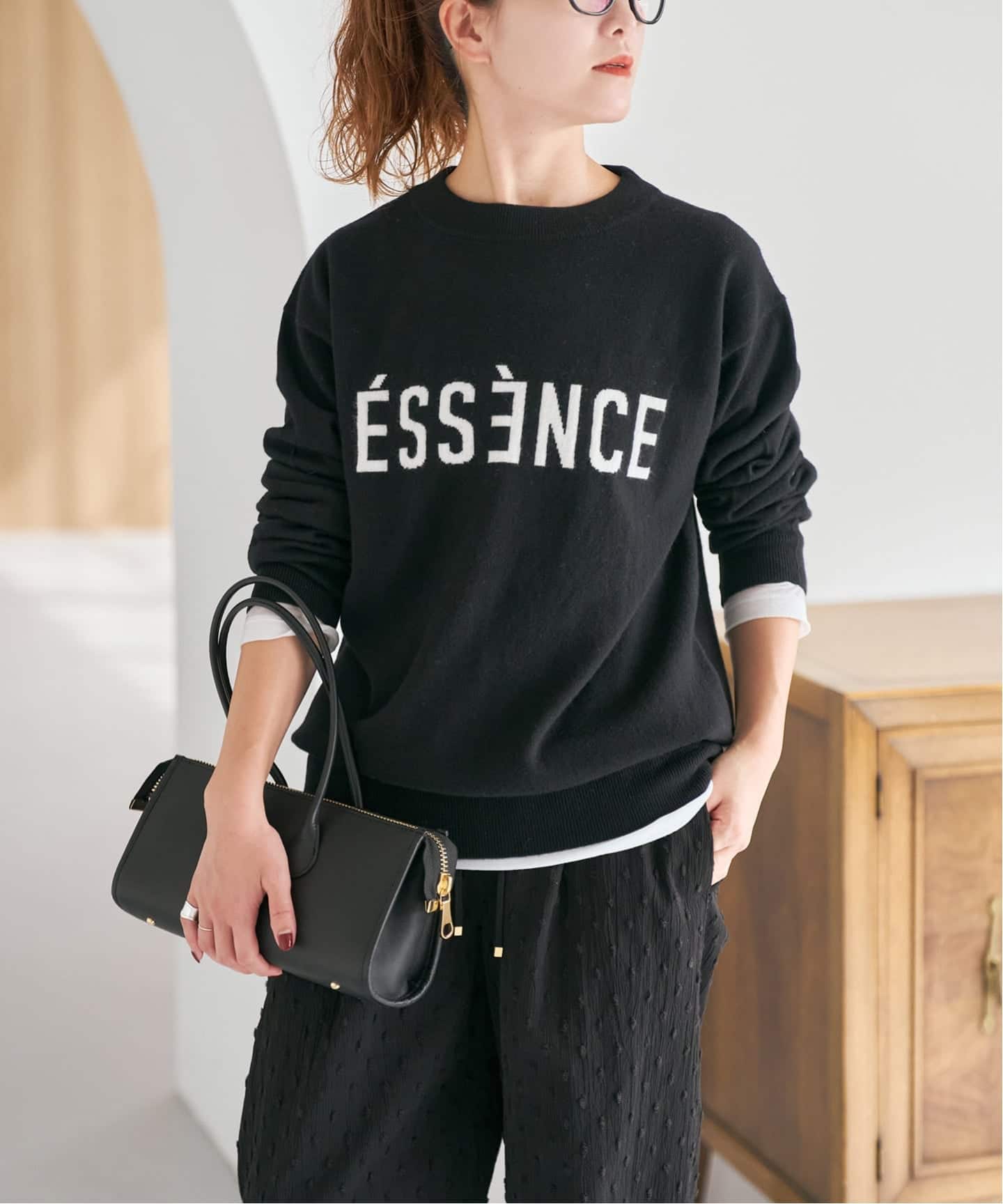 WEB限定 / 追加》ESSENCEロゴニット（ニット／セーター）｜Spick and