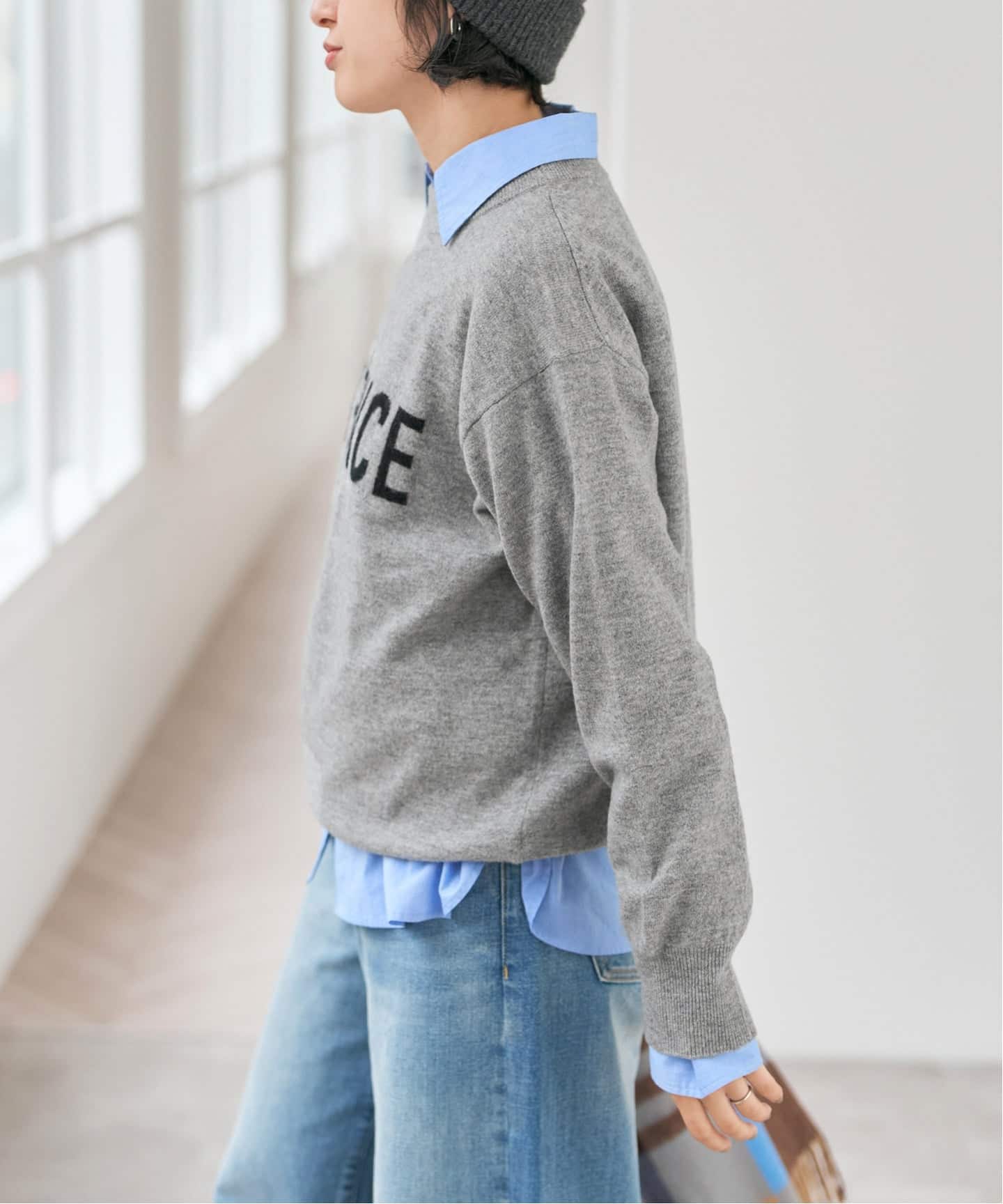 WEB限定 / 追加》ESSENCEロゴニット（ニット／セーター）｜Spick and