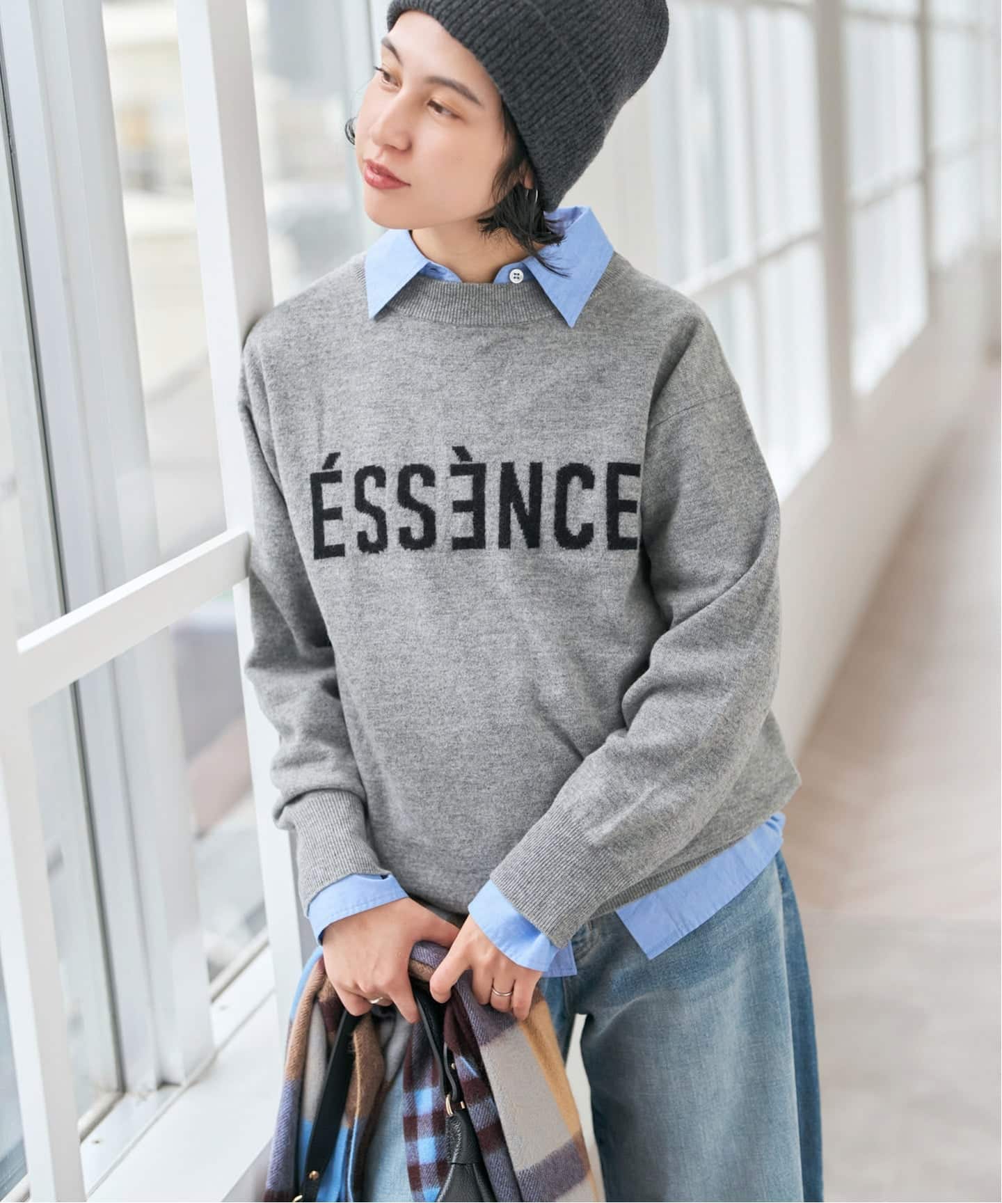 WEB限定 / 追加2》ESSENCEロゴニット（ニット／セーター）｜Spick and