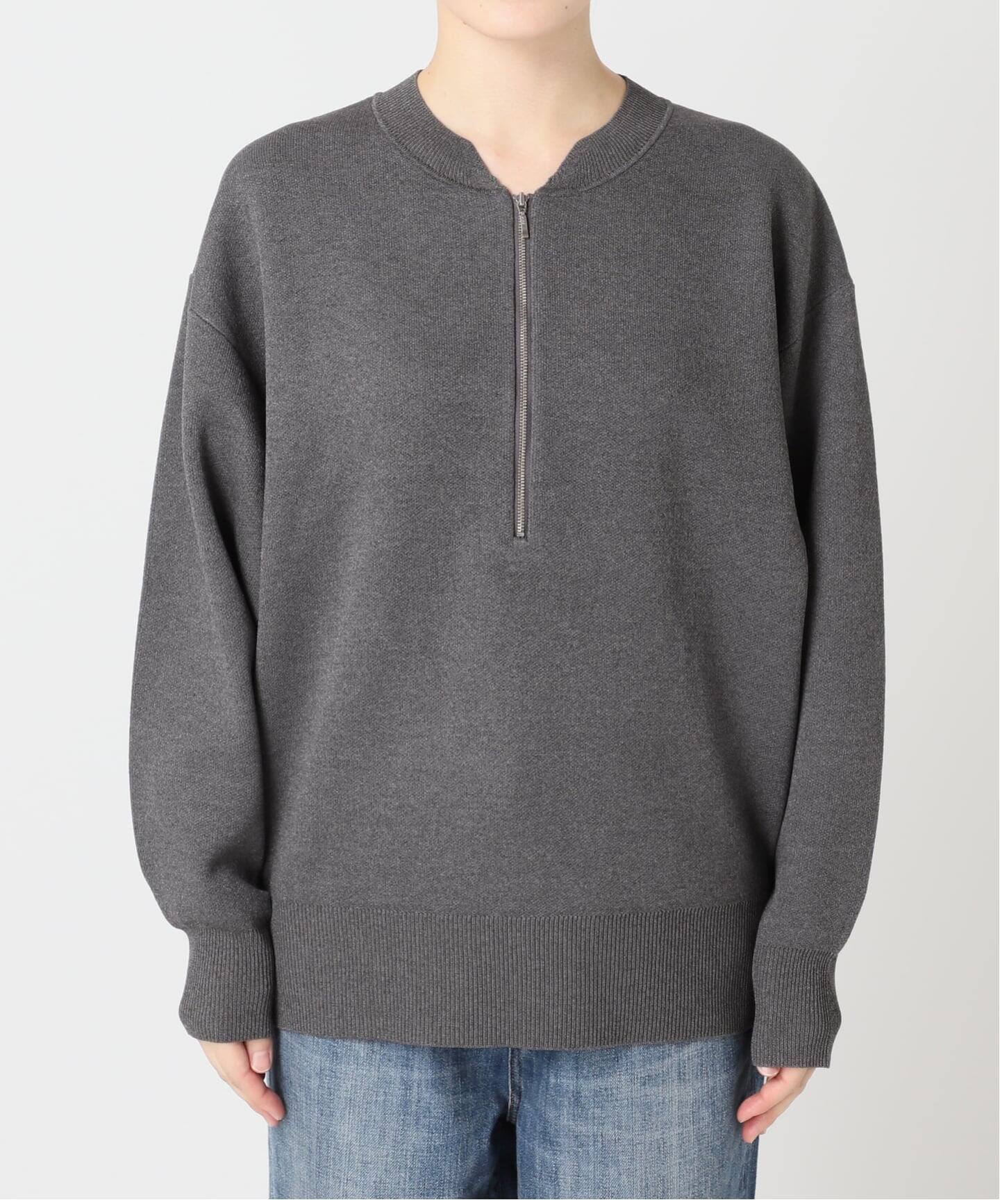 Spick &span ハーフジップスウェット☺︎* 裏毛ハーフジップトップ（スウェット）｜Spick and Span