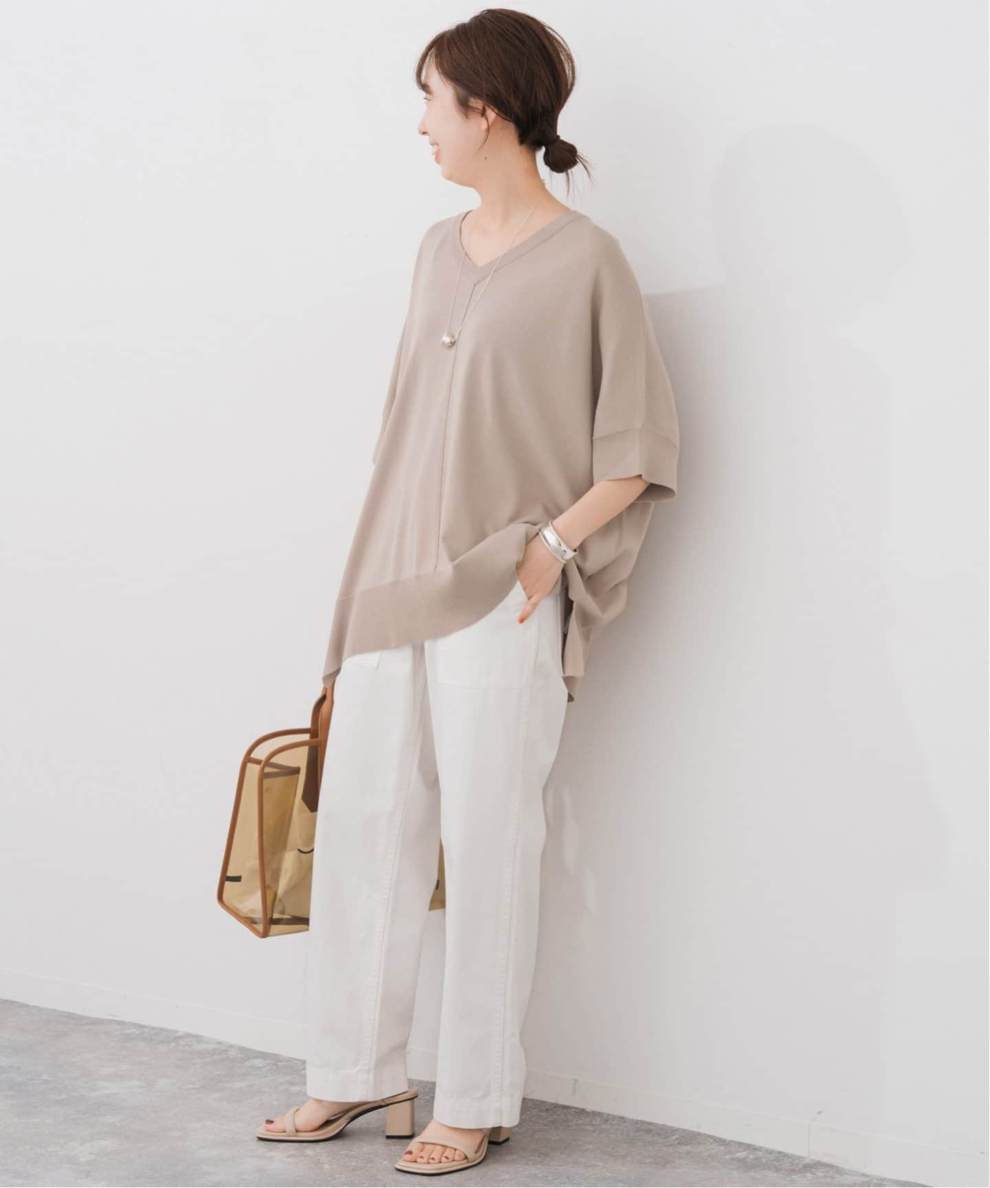 Spick and Span 14GWASHABLE2WAYポンチョプルオーバー Spick & Span｜《WEB限定追加》14GWASHABLE2WAYポンチョプル