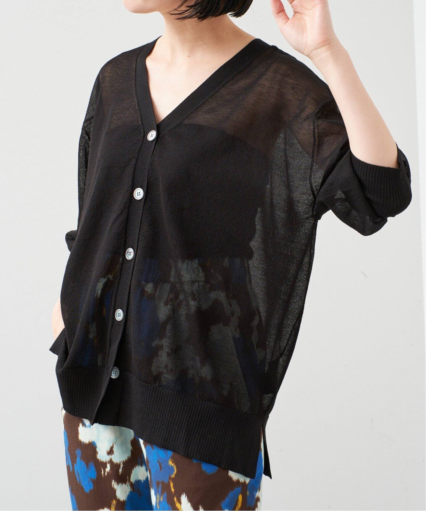一部店舗+WEB限定》WASHABLEシアーカーディガン（カーディガン