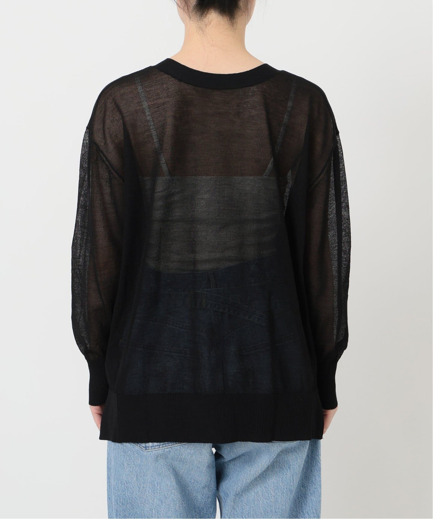 スピック＆スパン Spick & Span 2WAYシアークルーネック