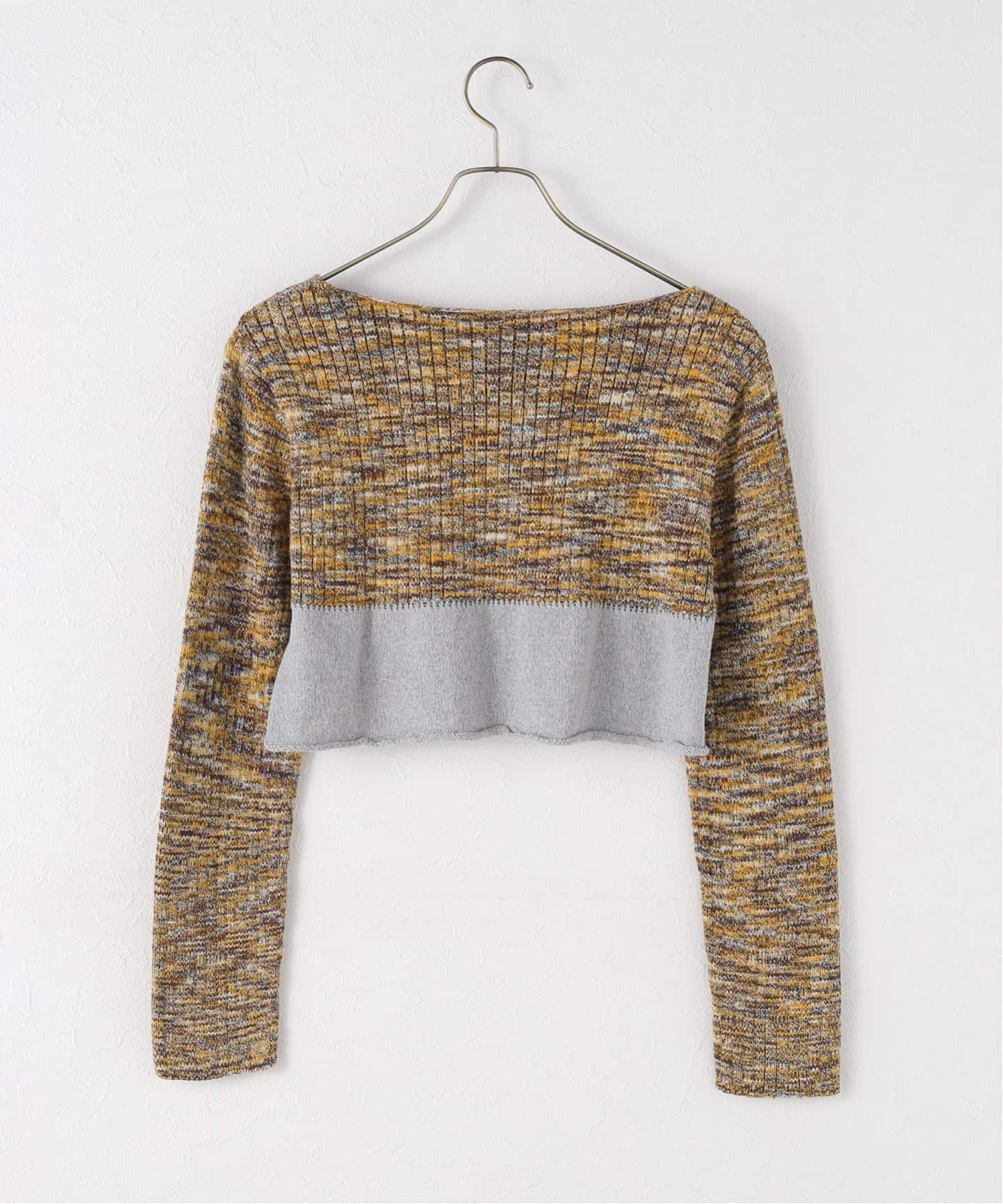 高輪店+WEB限定》BASERANGE/ベースレンジ WASTE CROPPED SWEATER
