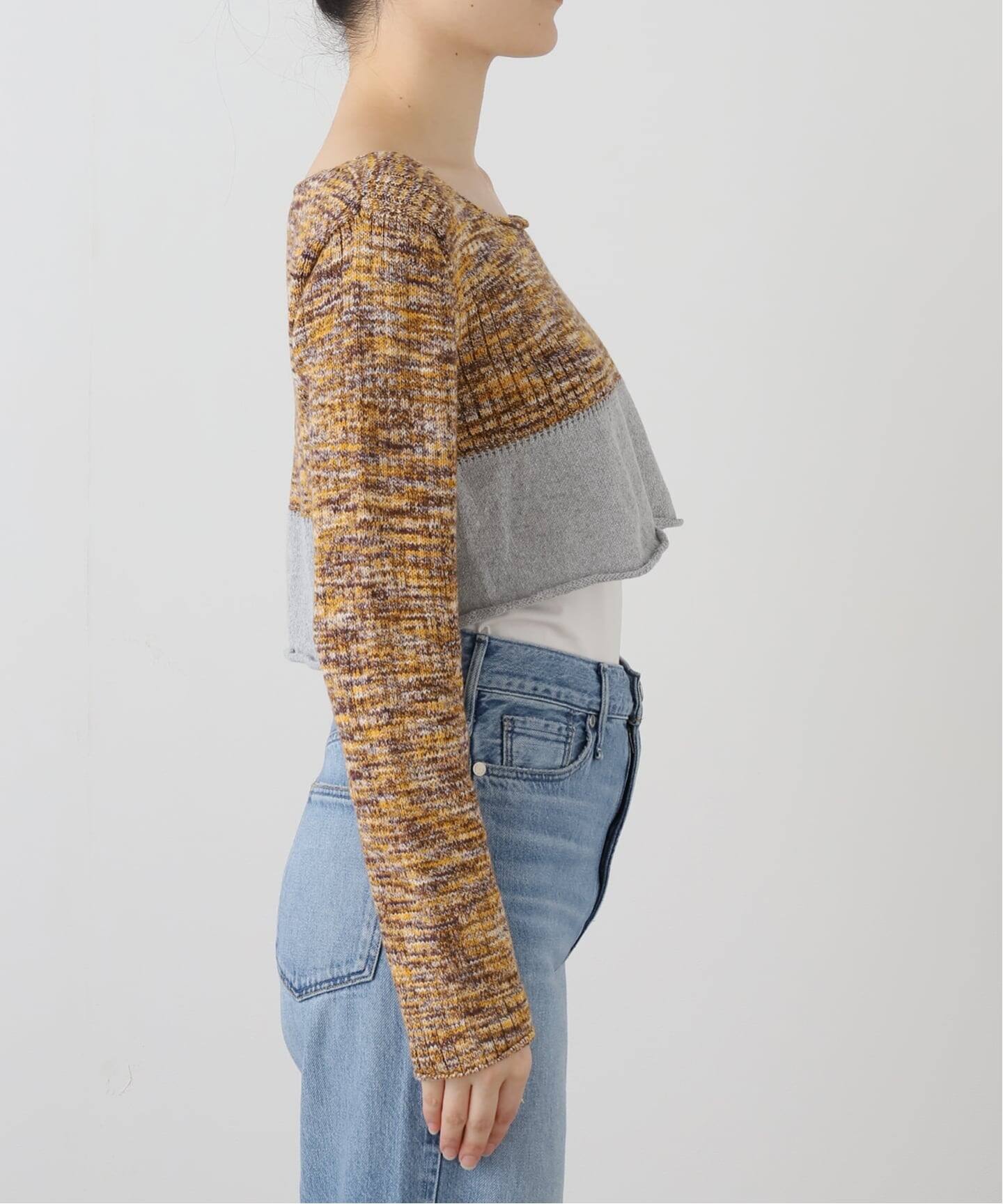 ✴︎グッディ様✴︎【BASERANGE/ベースレンジ】 Baserange (ベースレンジ) PICTORIAL STRAP TOP (ZITI GREY) | H