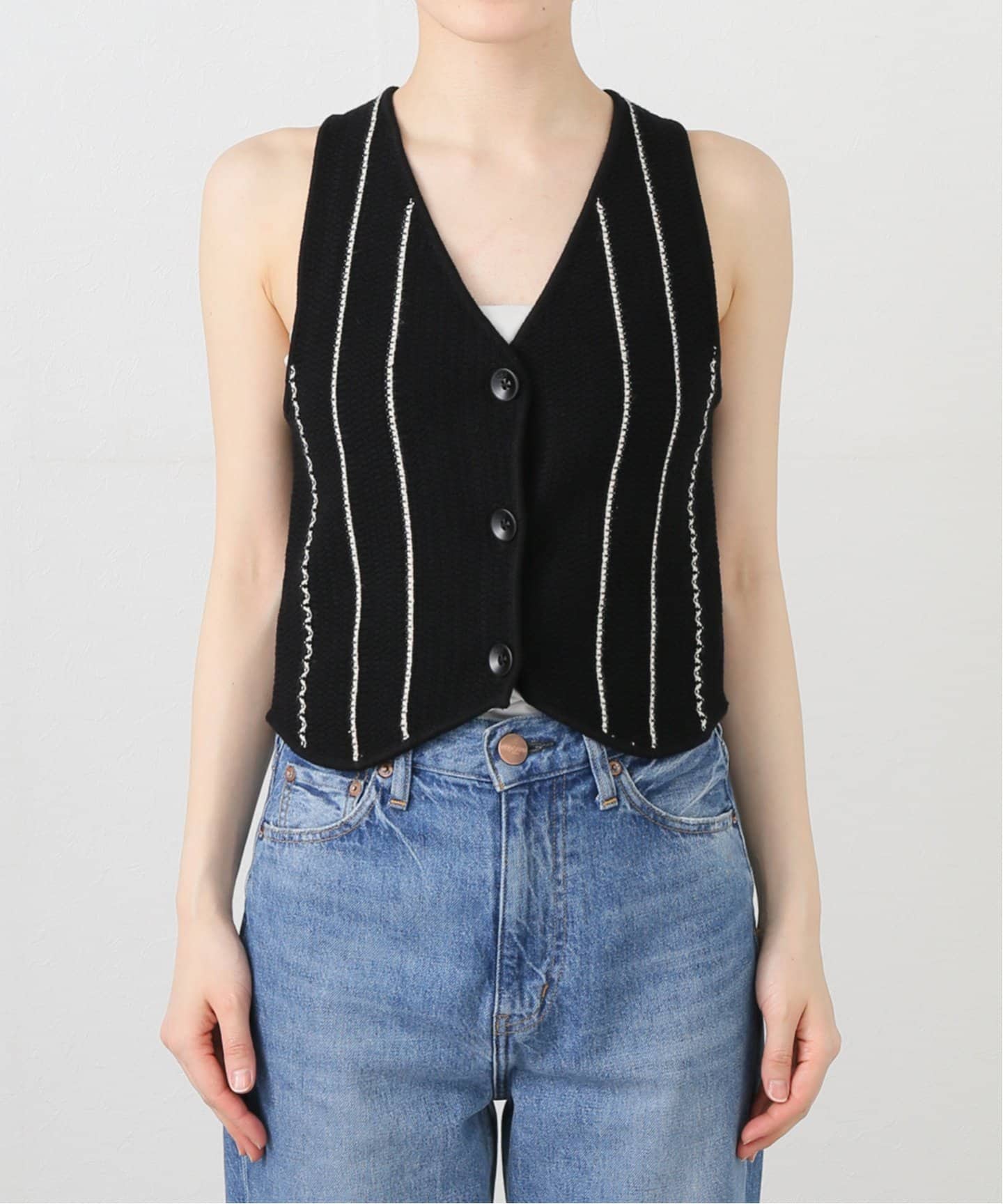 51/2 STUDS DENIM VEST（ジレ）｜Spick and Span（スピック