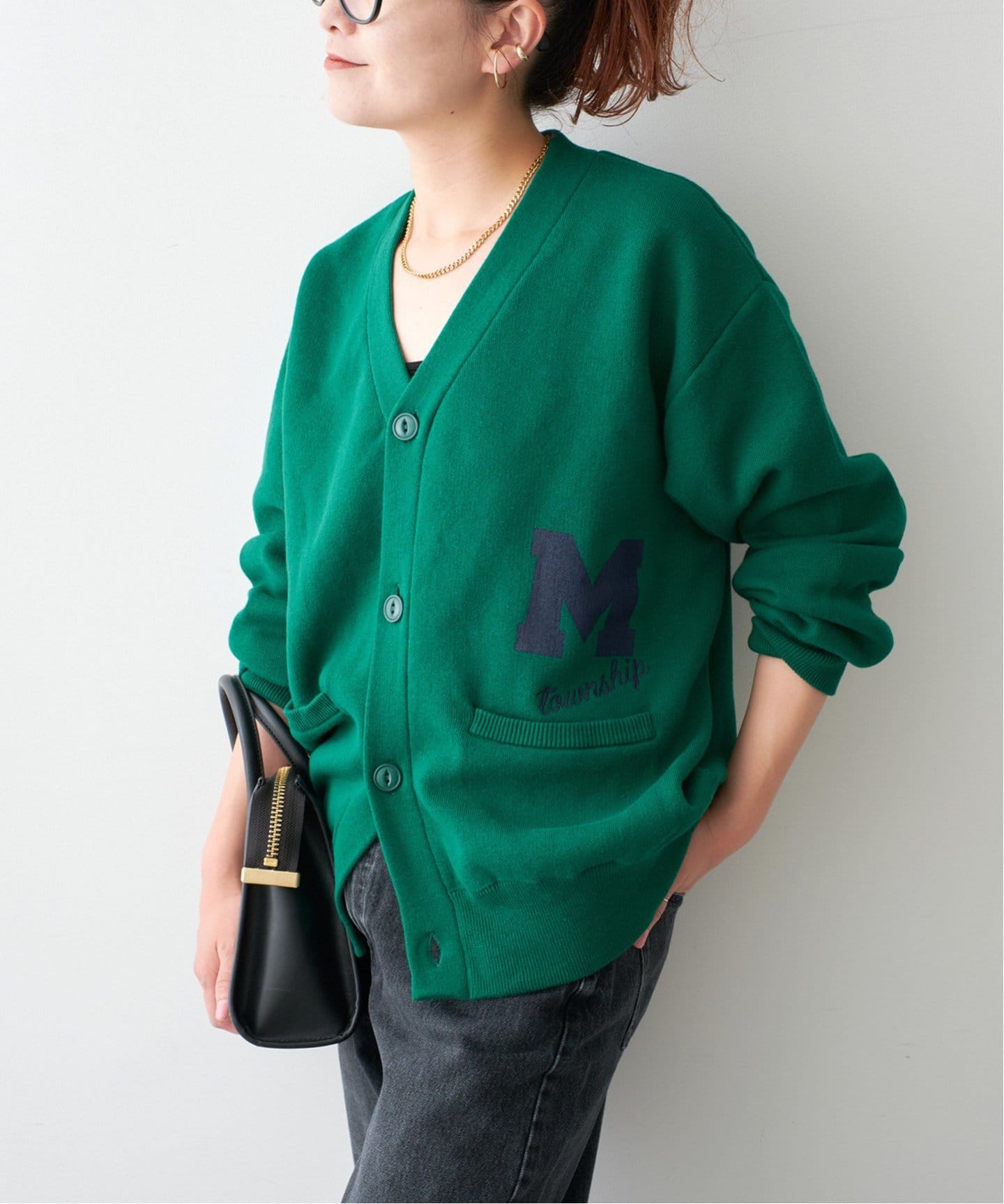 【J.J.MERCER/ジェイジェイマーサー】V NECK KNIT 予約》J.J.Mercer / ジェイジェイマーサー 別注Vカーディガン