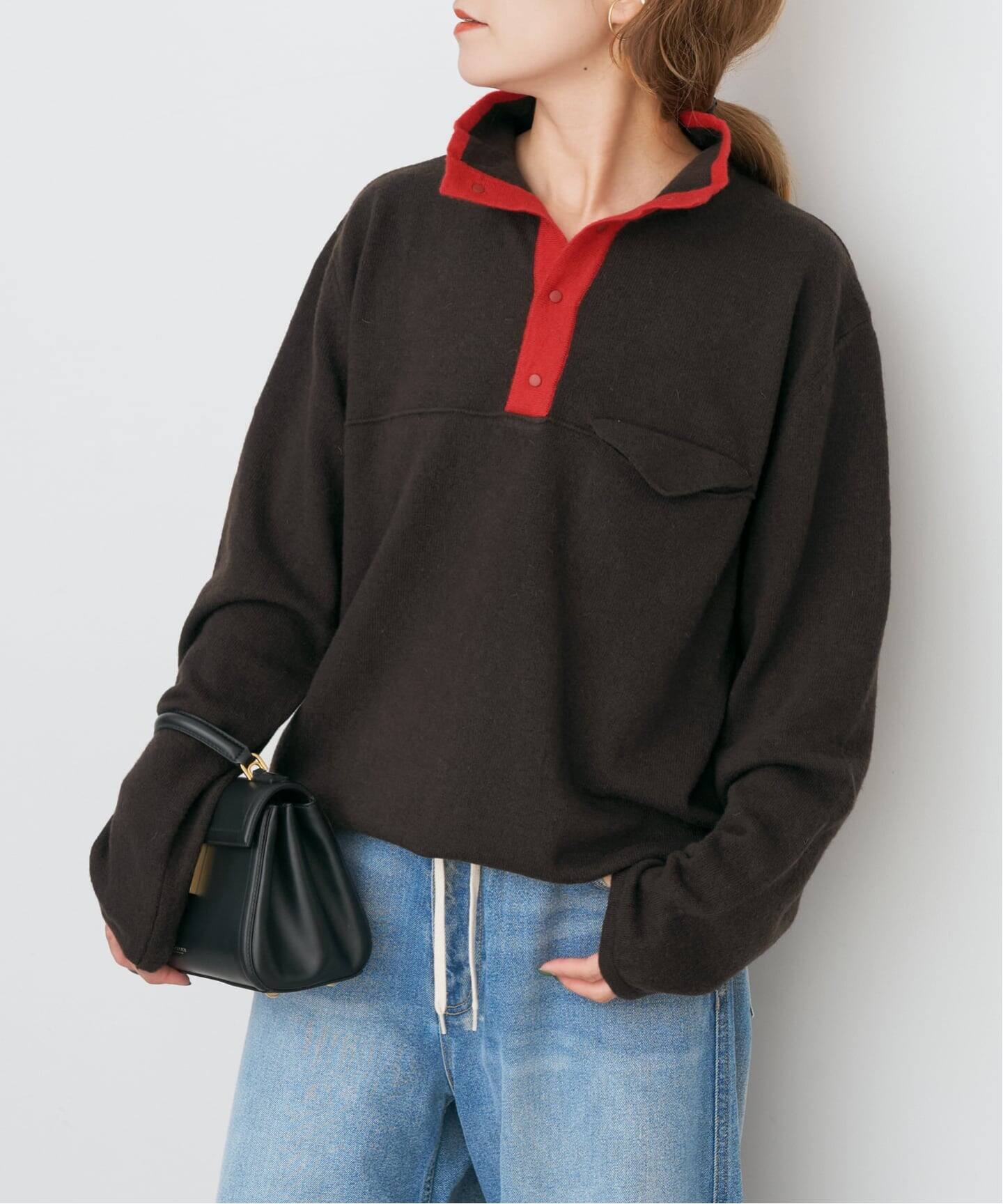 BIRTHDAYSUIT/バースデースーツ スナッププルオーバーニット（ニット