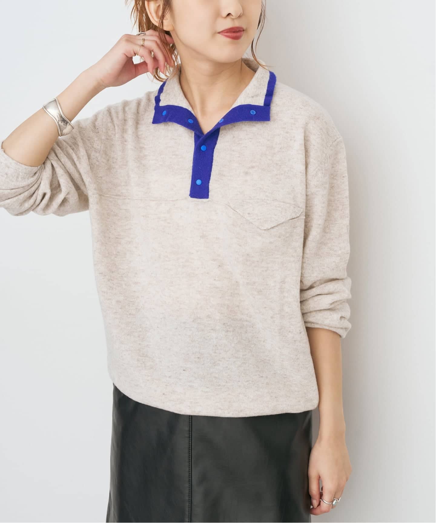 BIRTHDAYSUIT/バースデースーツ スナッププルオーバーニット（ニット