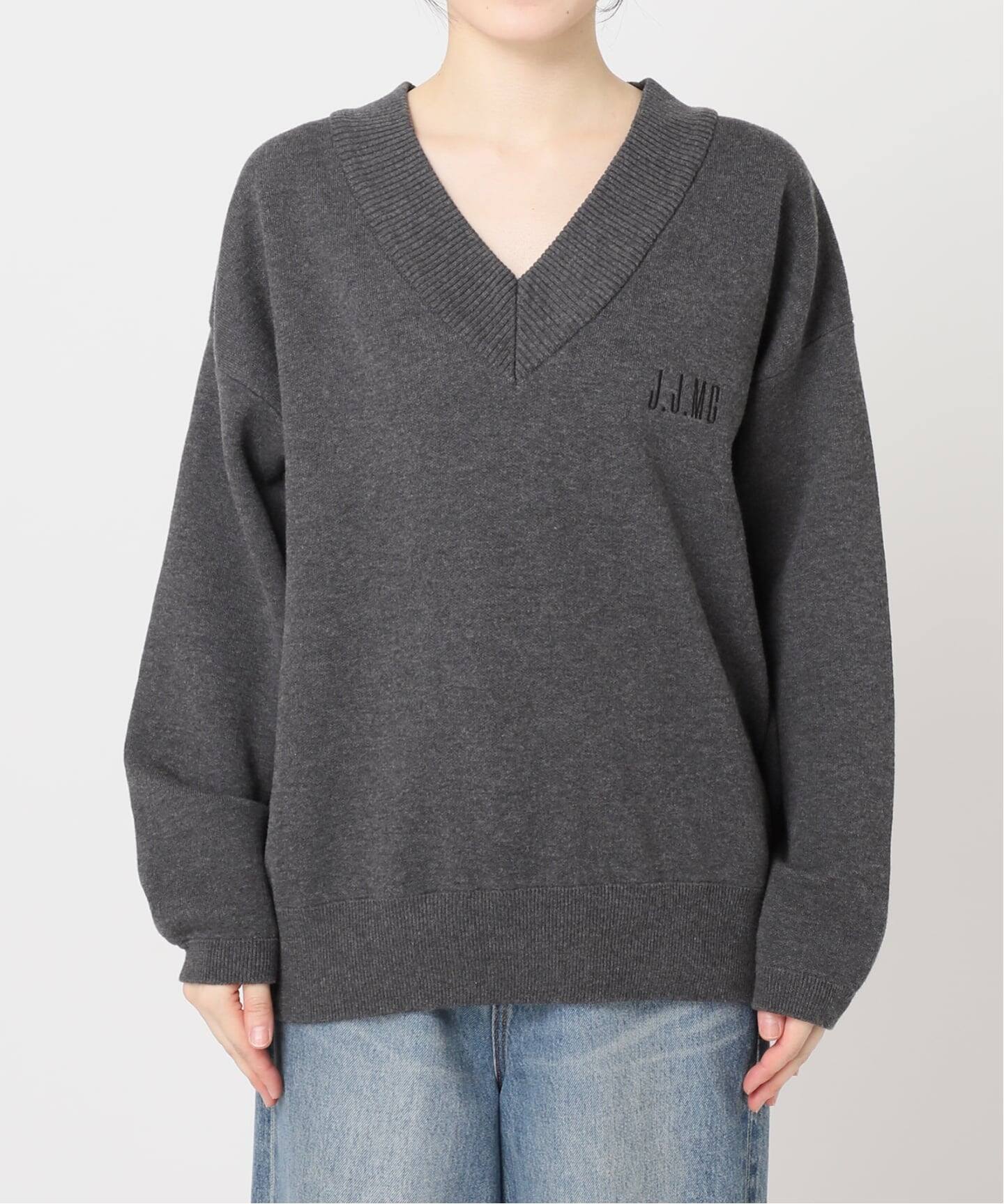 週末限定値下げ　2025 新作　スピックアンドスパン　Vネックニットジャケット 週末限定値下げ 2025 新作 スピックアンドスパン Vネックニット