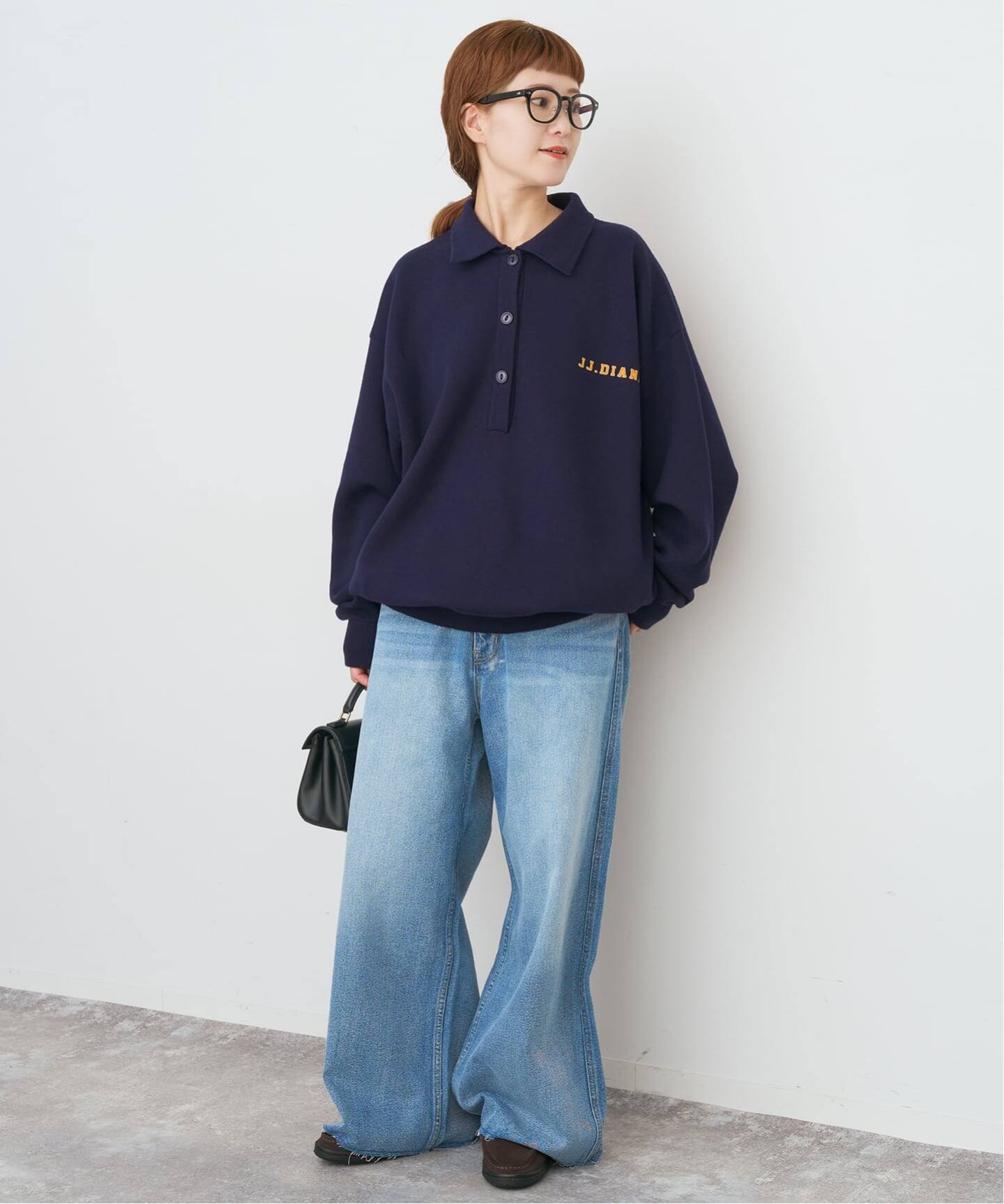 J.Mercer / ジェイジェイマーサー 別注 襟つきニット　Spick J.J.Mercer / ジェイジェイマーサー 別注 襟つきニット（ニット