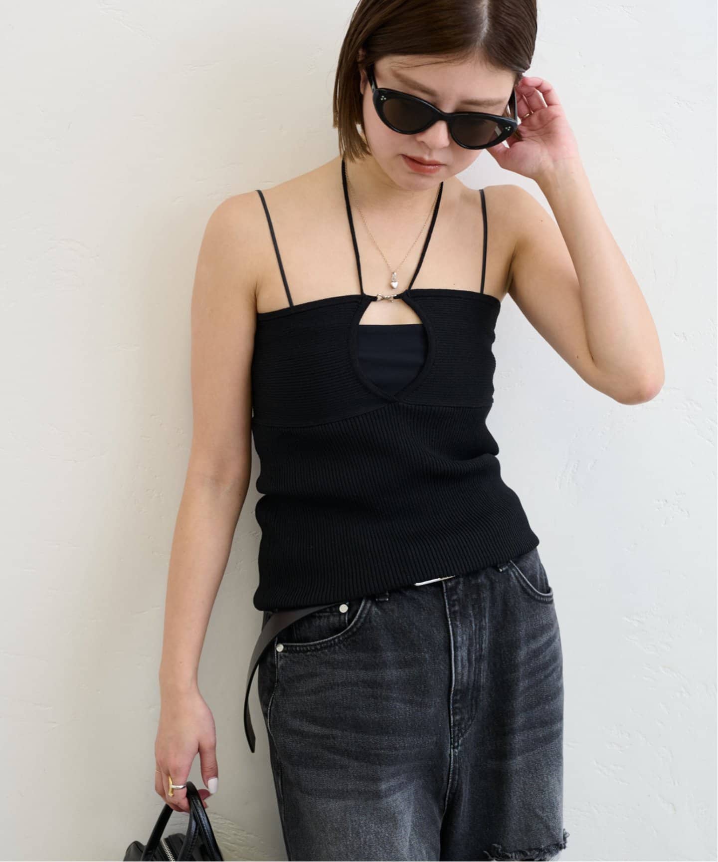 ホルターネックニットキャミ（キャミソール）｜U by SPICK&SPAN（ユー