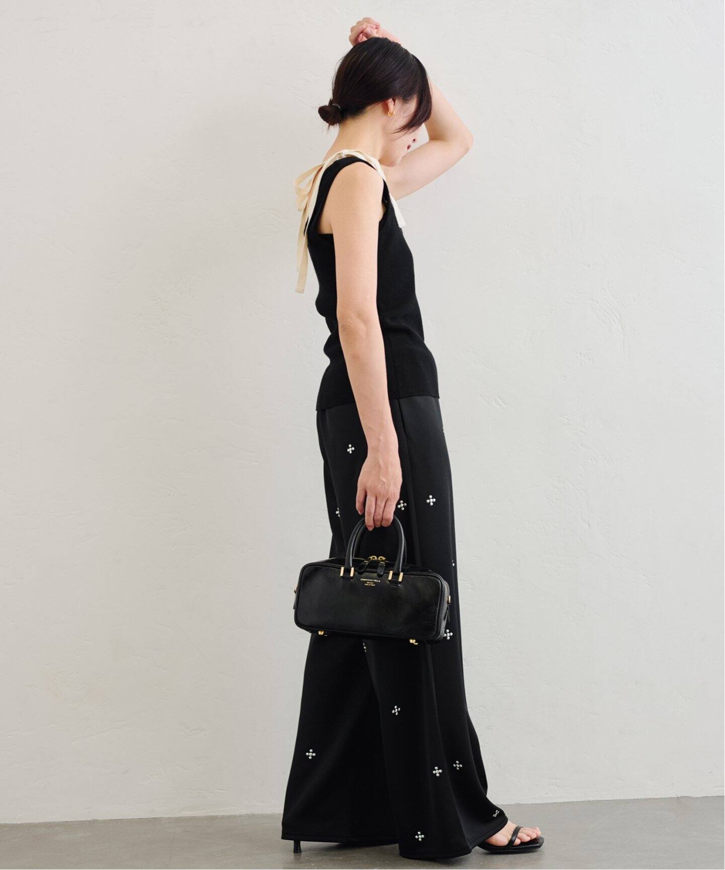Spick &amp; Span - スピックアンドスパンspick and spanノースリーブコットンニットタンク Spick & Span（スピックアンドスパン）の「ラウンドショート丈