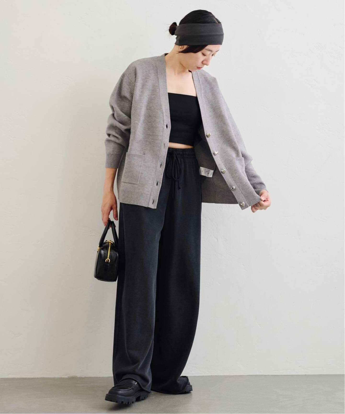 ハートボタンVカーディガン（カーディガン）｜U by SPICK&SPAN（ユー