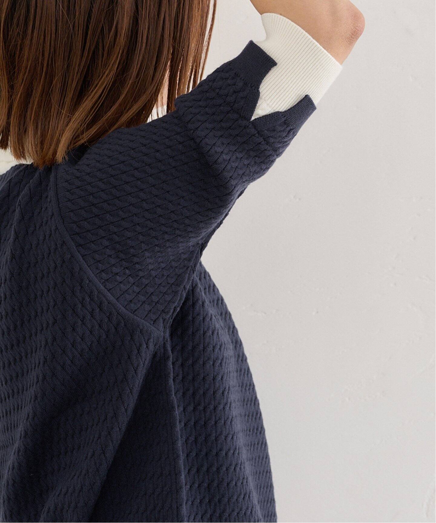 U by SPICK&amp;SPAN - U by SPICK&amp;SPAN   ローゲージ　ケーブル ニット 予約》オーバーケーブルニット（ニット／セーター）｜U by
