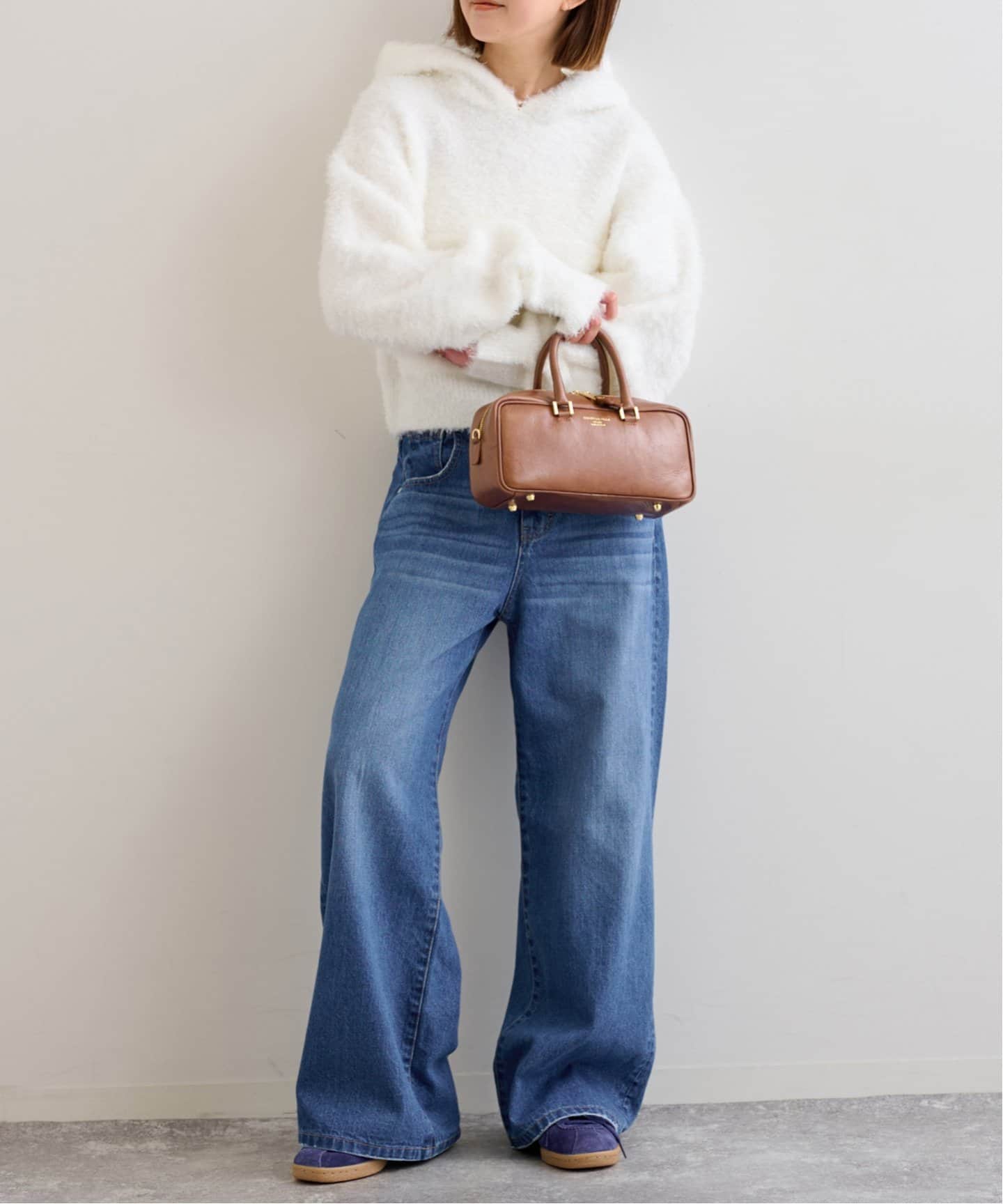 ラメニットフーディー（ニット／セーター）｜U by SPICK&SPAN（ユー