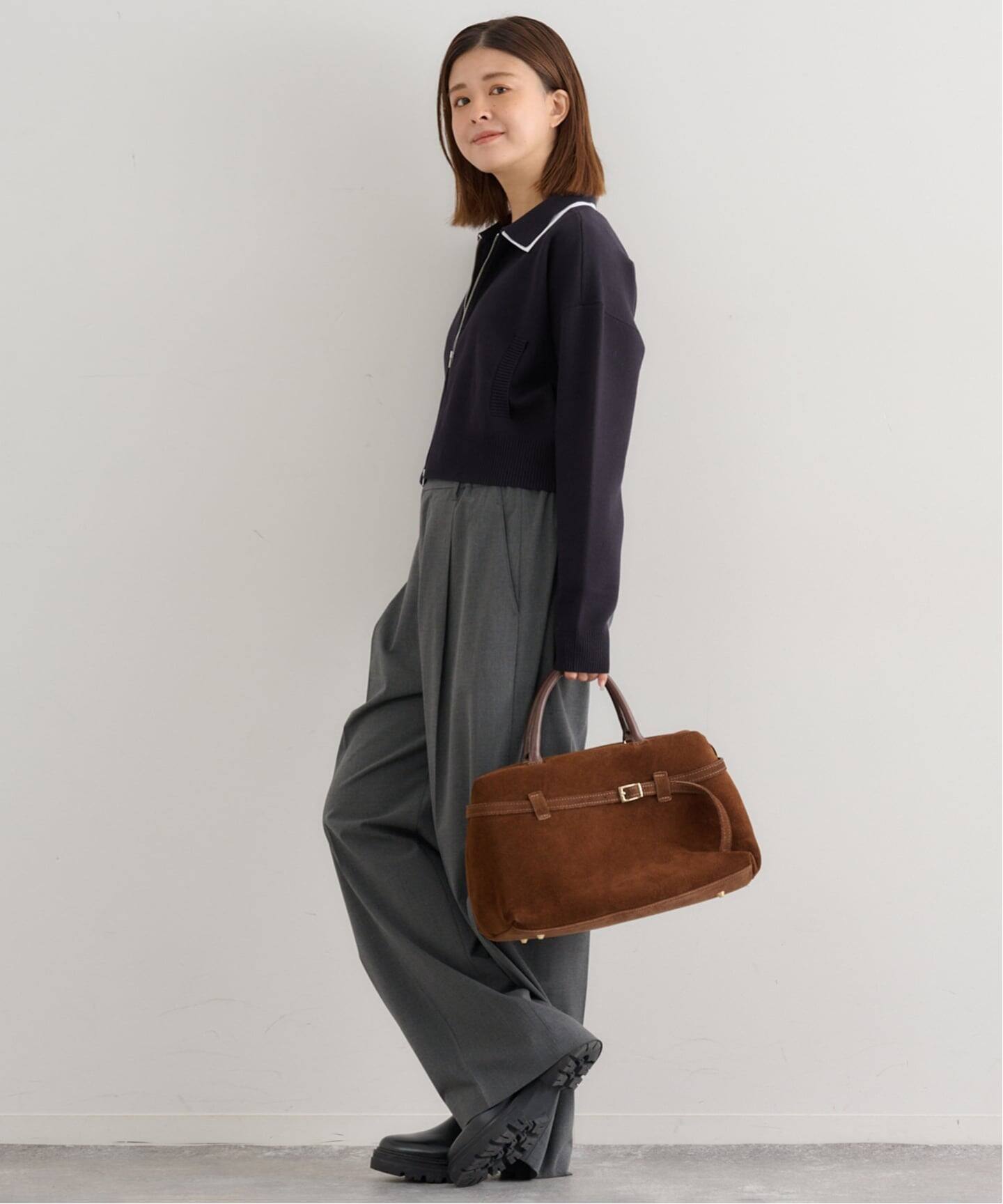 ユー バイ スピック＆スパン（U by SPICK&SPAN）/ダブルカラーニットカーデ ダブルカラーニットカーデ（カーディガン）｜U by SPICK&SPAN（ユー