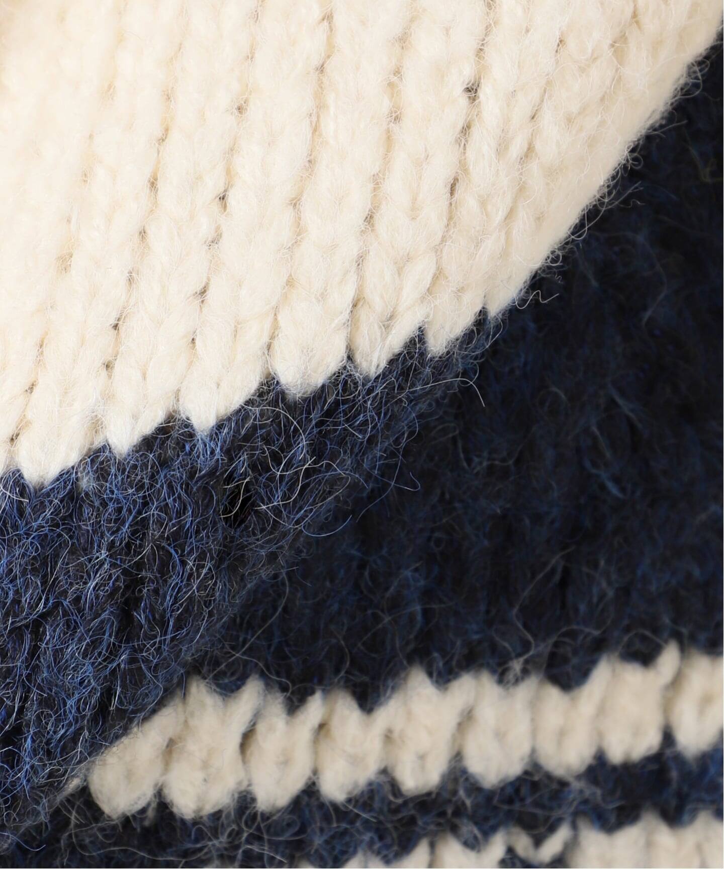 瀬戸大橋店】 ニット IP-UP TWINKLE COWICHAN CARDIGAN MVFW-KN0222