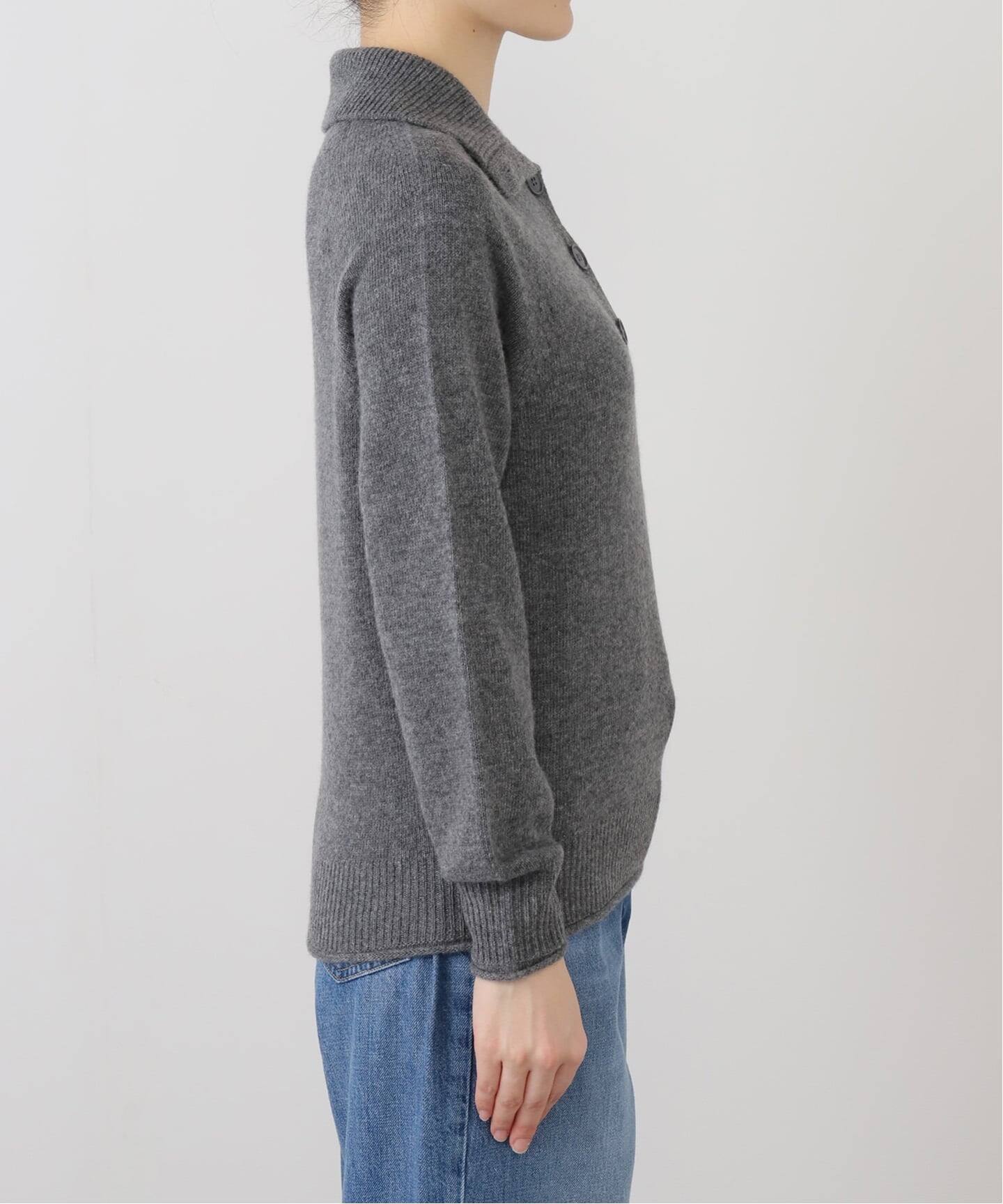 LACOSTE/ラコステ HALF BUTTON ニットプルオーバー（ニット／セーター