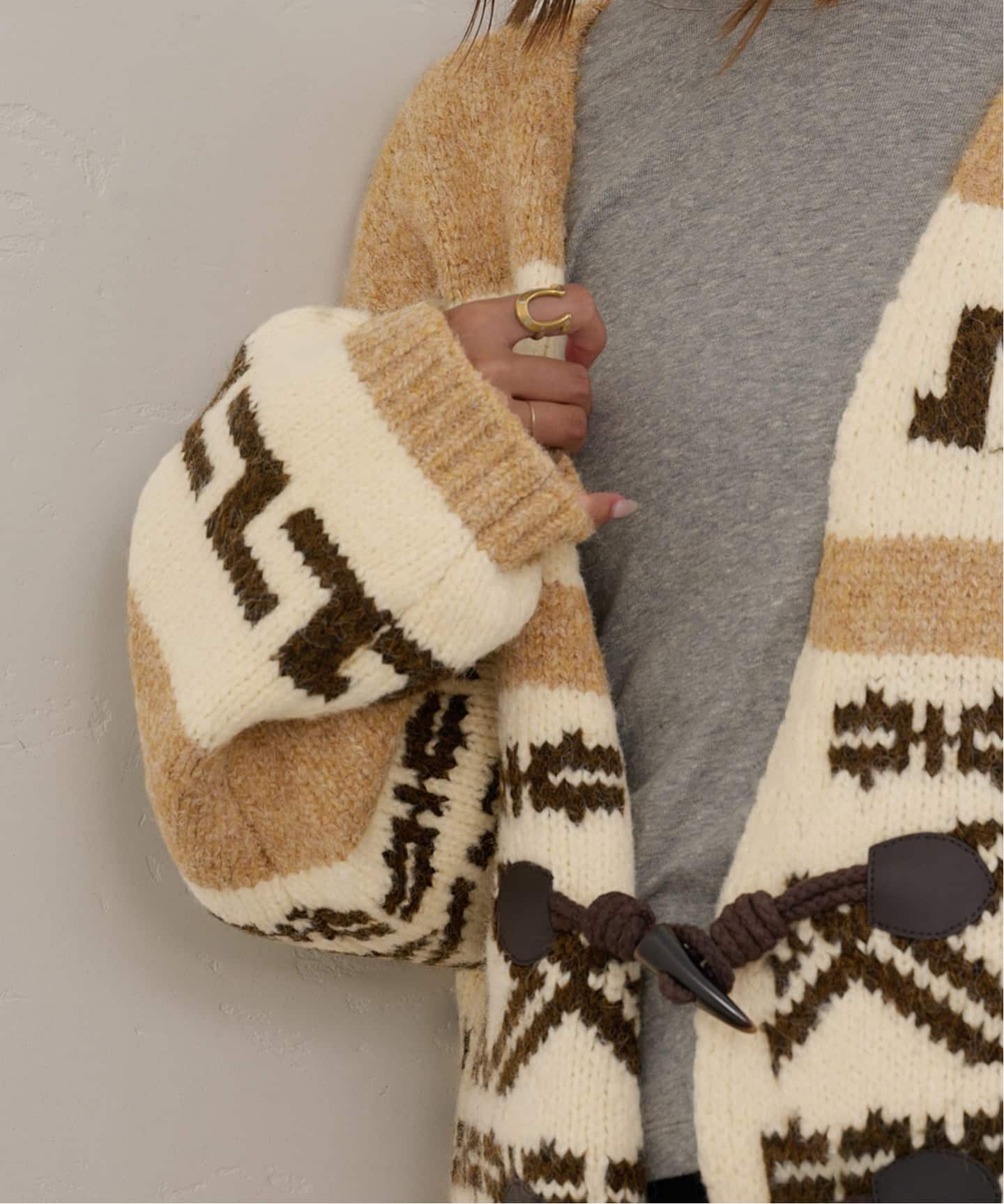 予約》GREEN BUTTER/グリーンバター Duffle Cardigan（その他