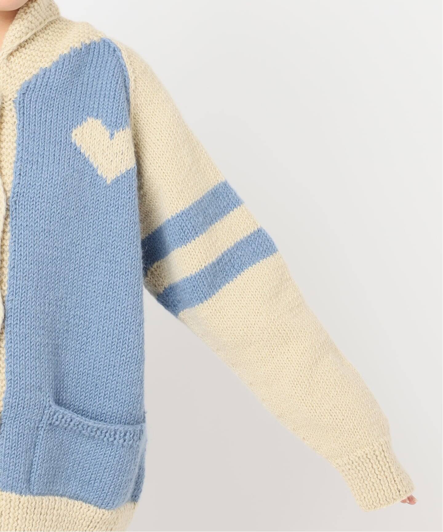 NEPAL HAND KNIT/ネパールハンドニット別注カウチンニットカーディガン
