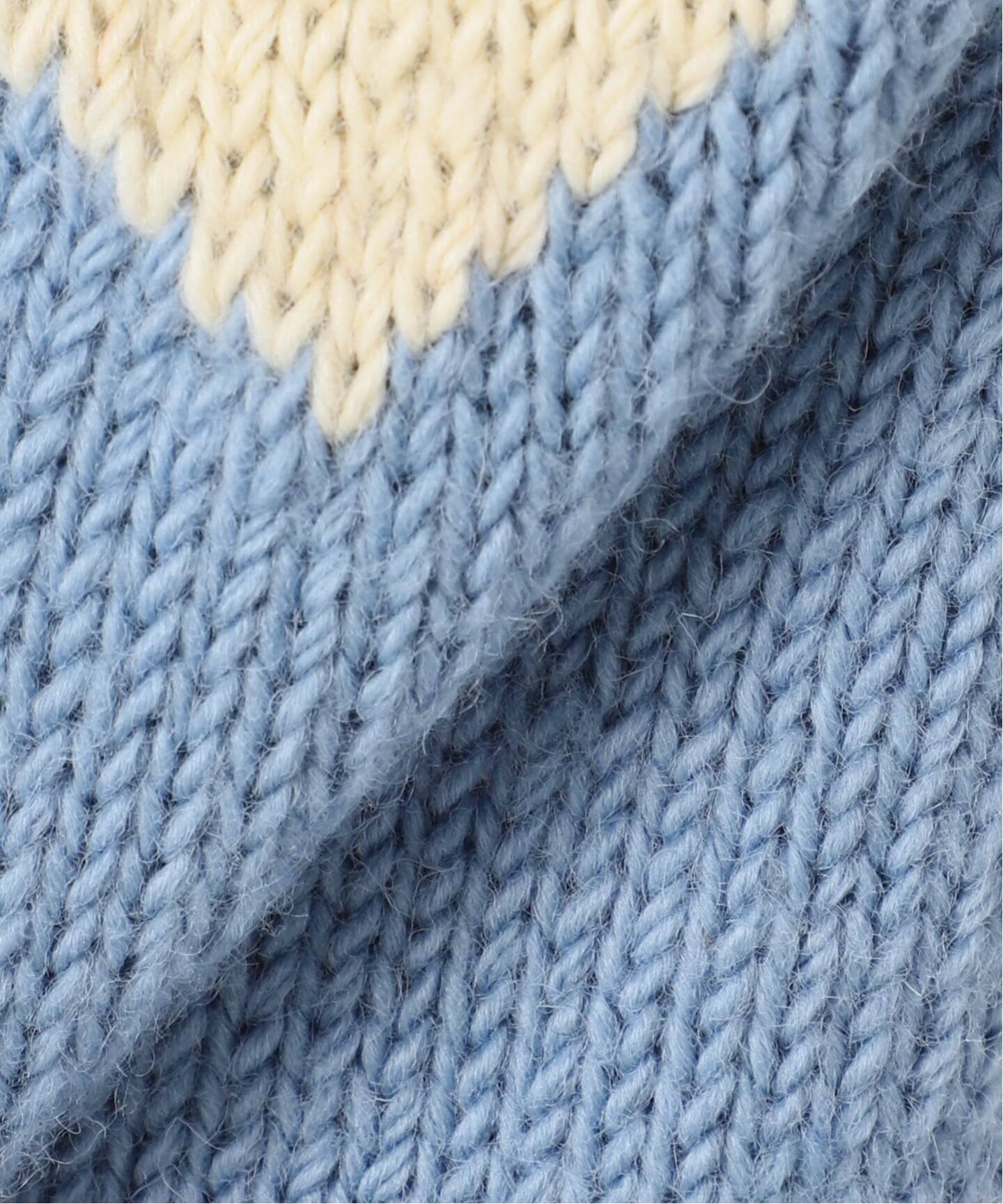 未使用　SPICK SPAN ネパールハンドニット別注　コンパクトカーディガン 予約》NEPAL HAND KNIT/ネパールハンドニット別注カウチンニット
