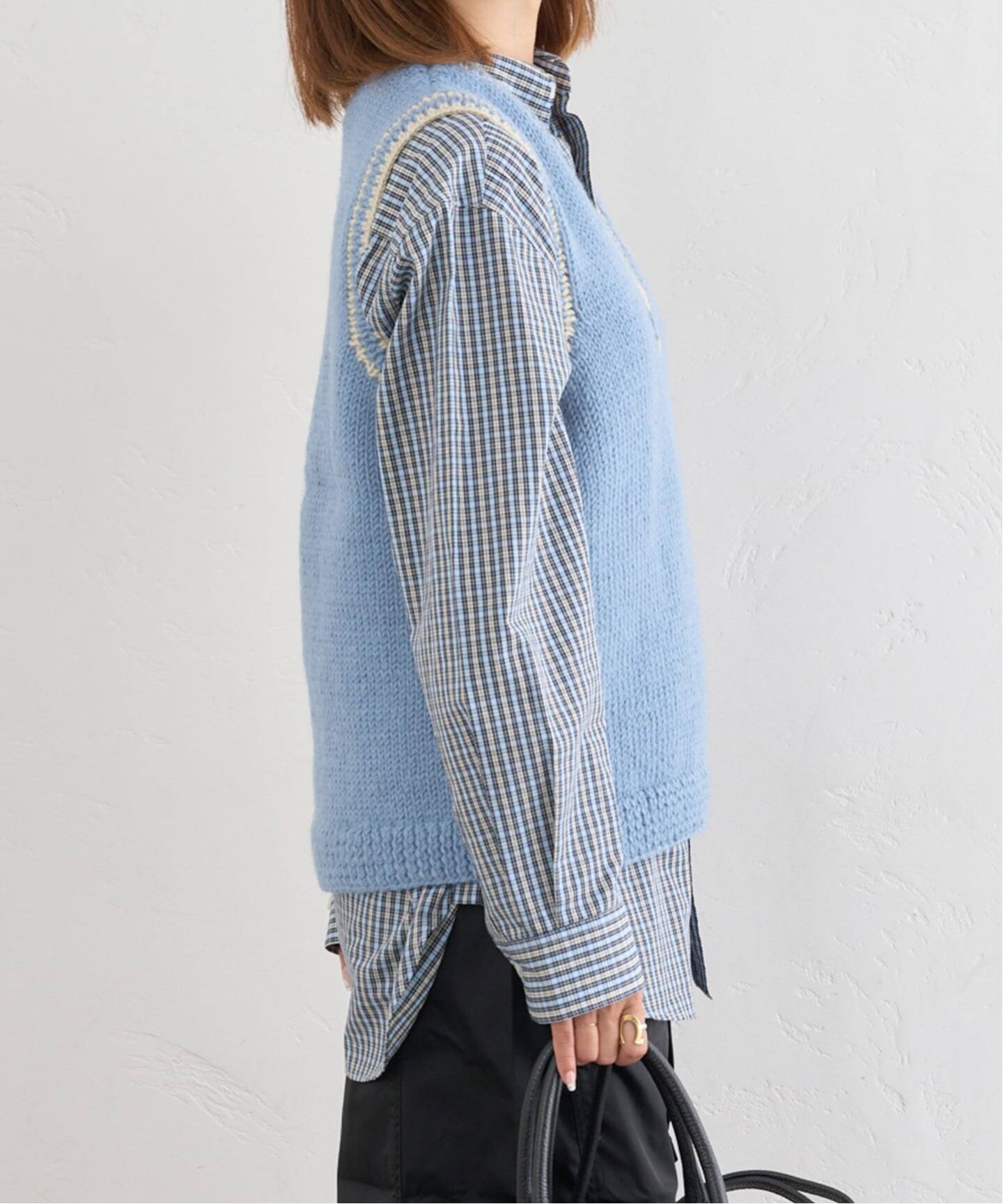 NEPAL HAND KNIT/ネパールハンドニット 別注ニットベスト（ベスト