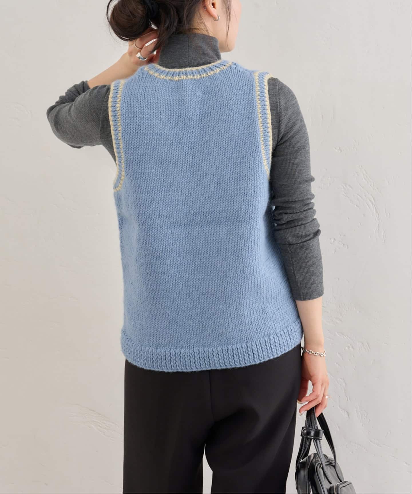 NEPAL HAND KNIT/ネパールハンドニット 別注ニットベスト（ベスト）｜U