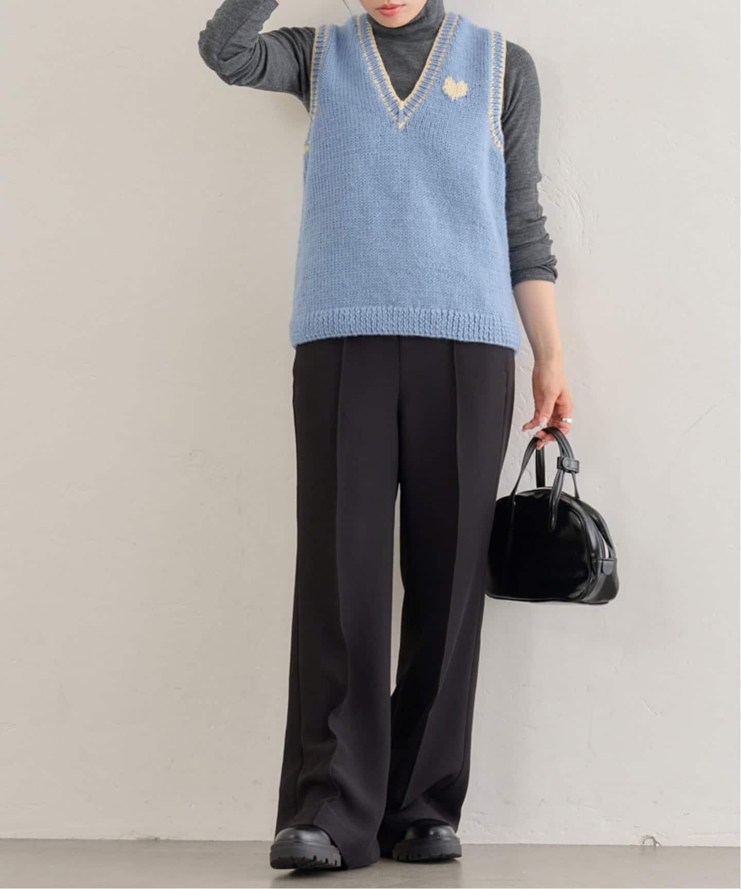 【NEPAL HAND KNIT/ネパールハンドニット】ベスト NEPAL HAND KNIT/ネパールハンドニット 別注ニットベスト（ベスト