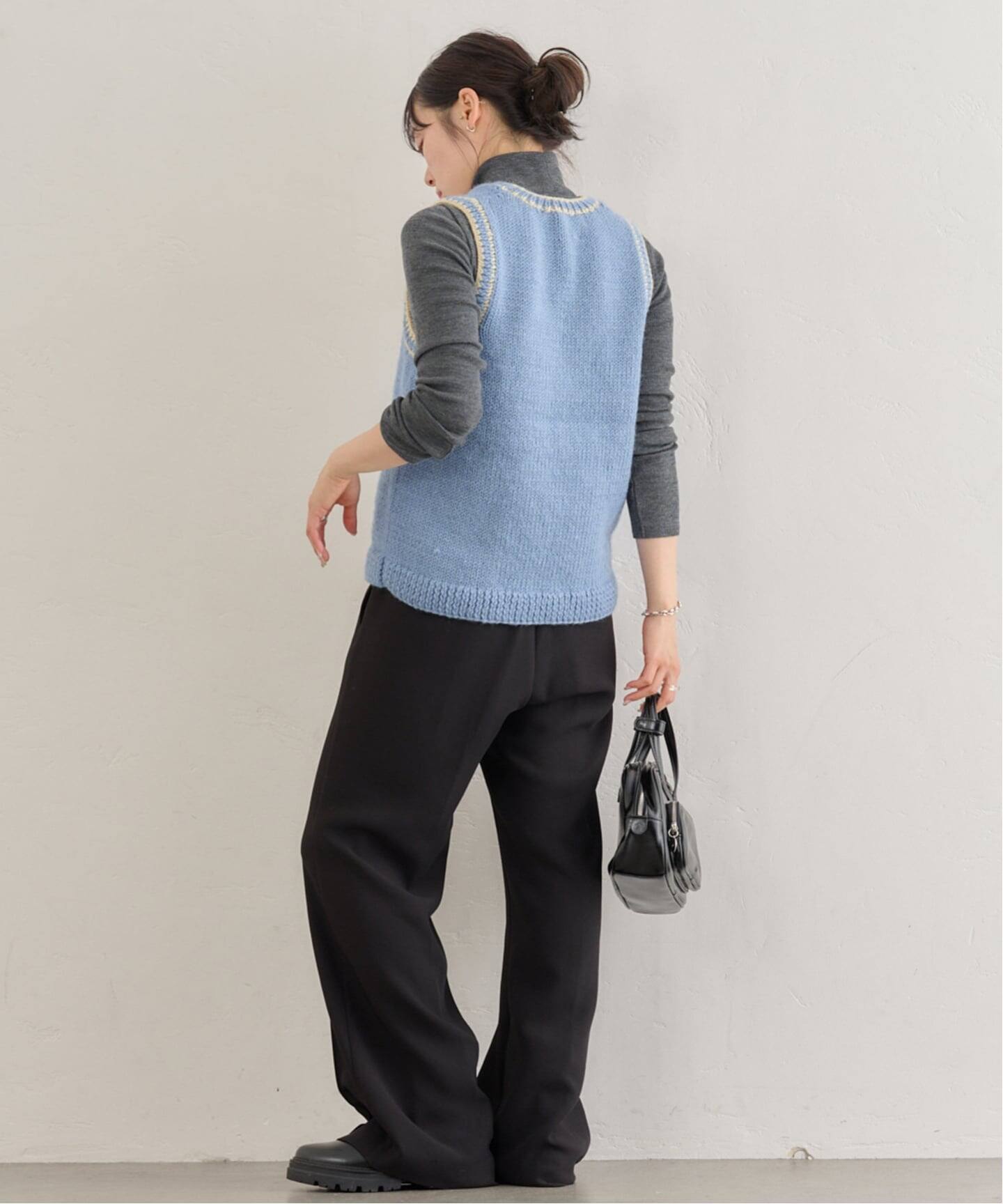 【NEPAL HAND KNIT/ネパールハンドニット】ベスト 予約》NEPAL HAND KNIT/ネパールハンドニット 別注ニットベスト